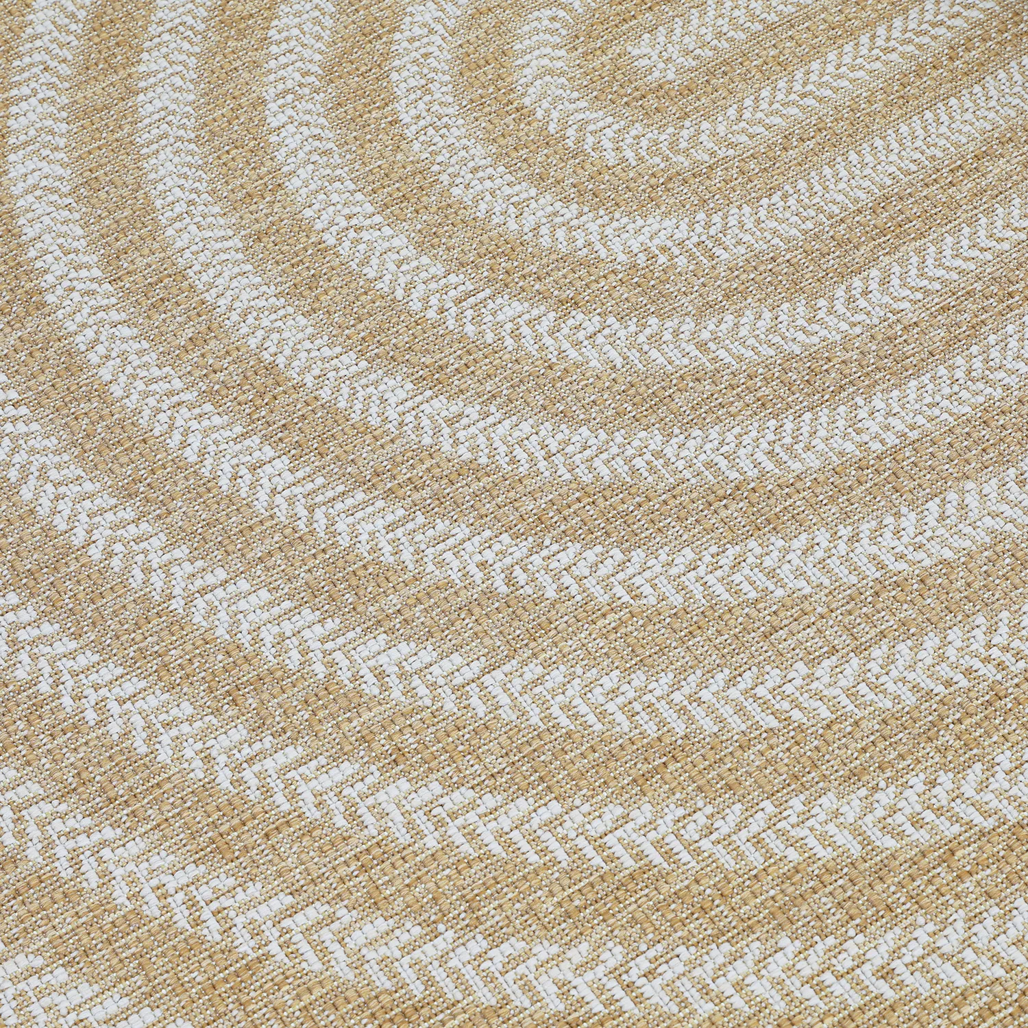 Ovaal tapijt - Indoor/outdoor Leander (natuur)