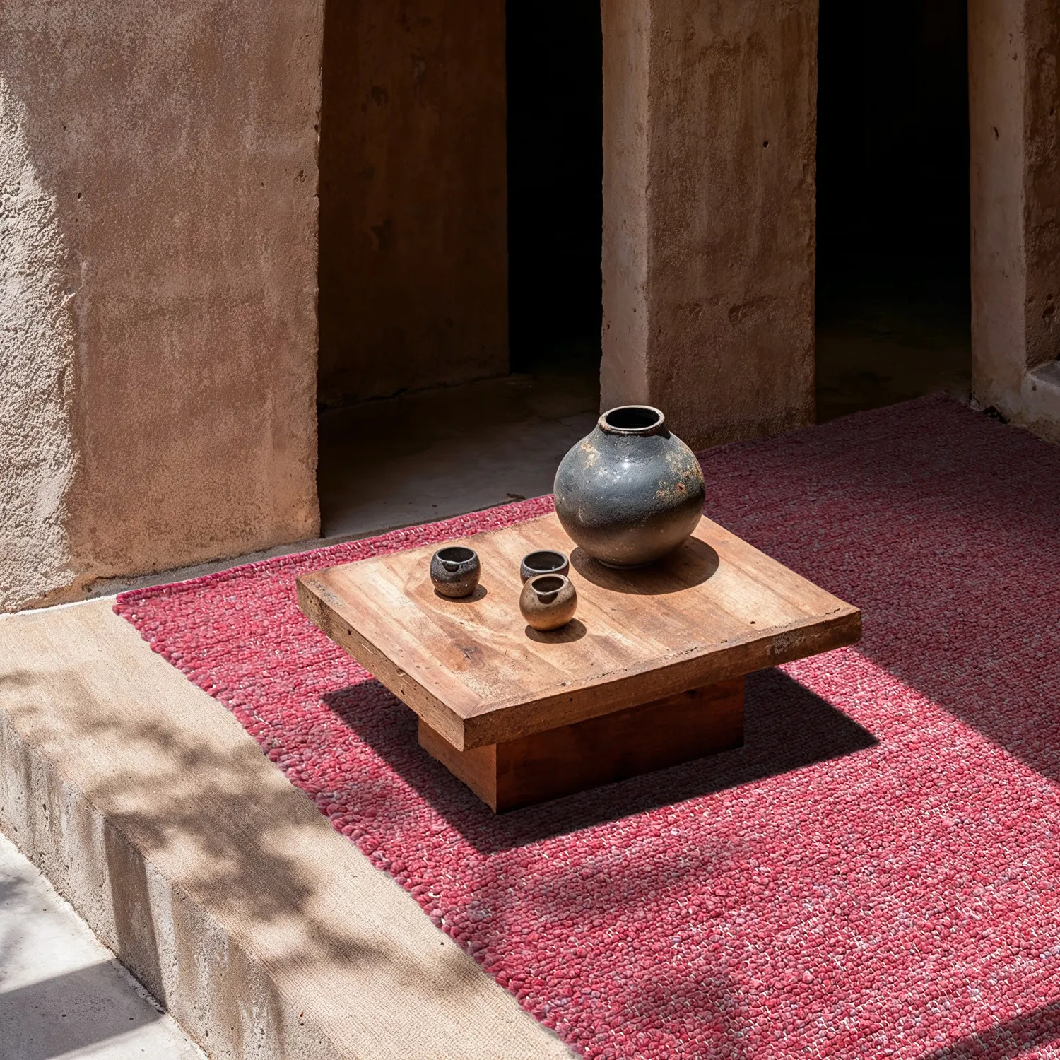 Vloerkleden voor binnen en buiten - Milford Recycled PET (roze)