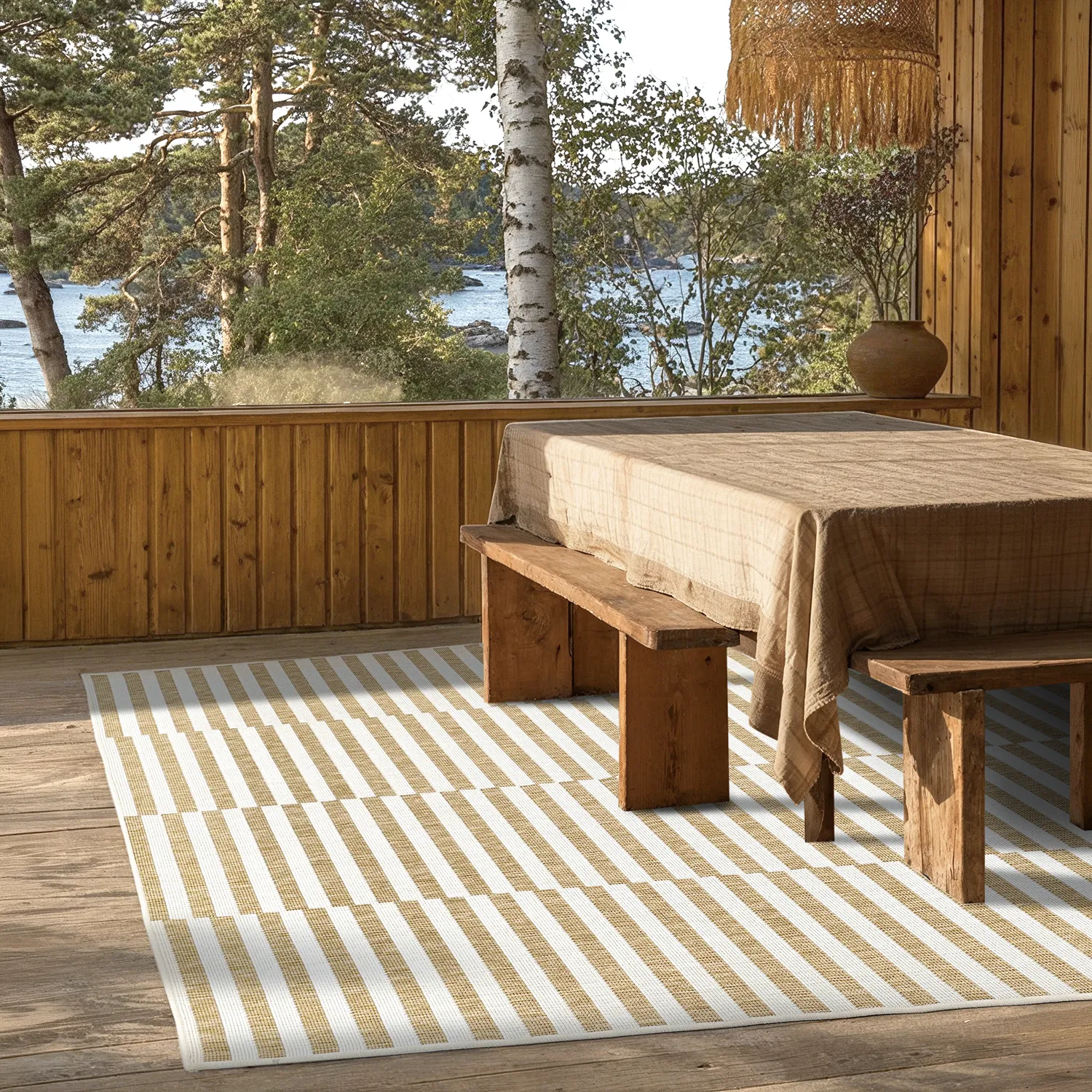 Vloerkleden voor binnen en buiten - utomhusmatta - Otto (natuur)