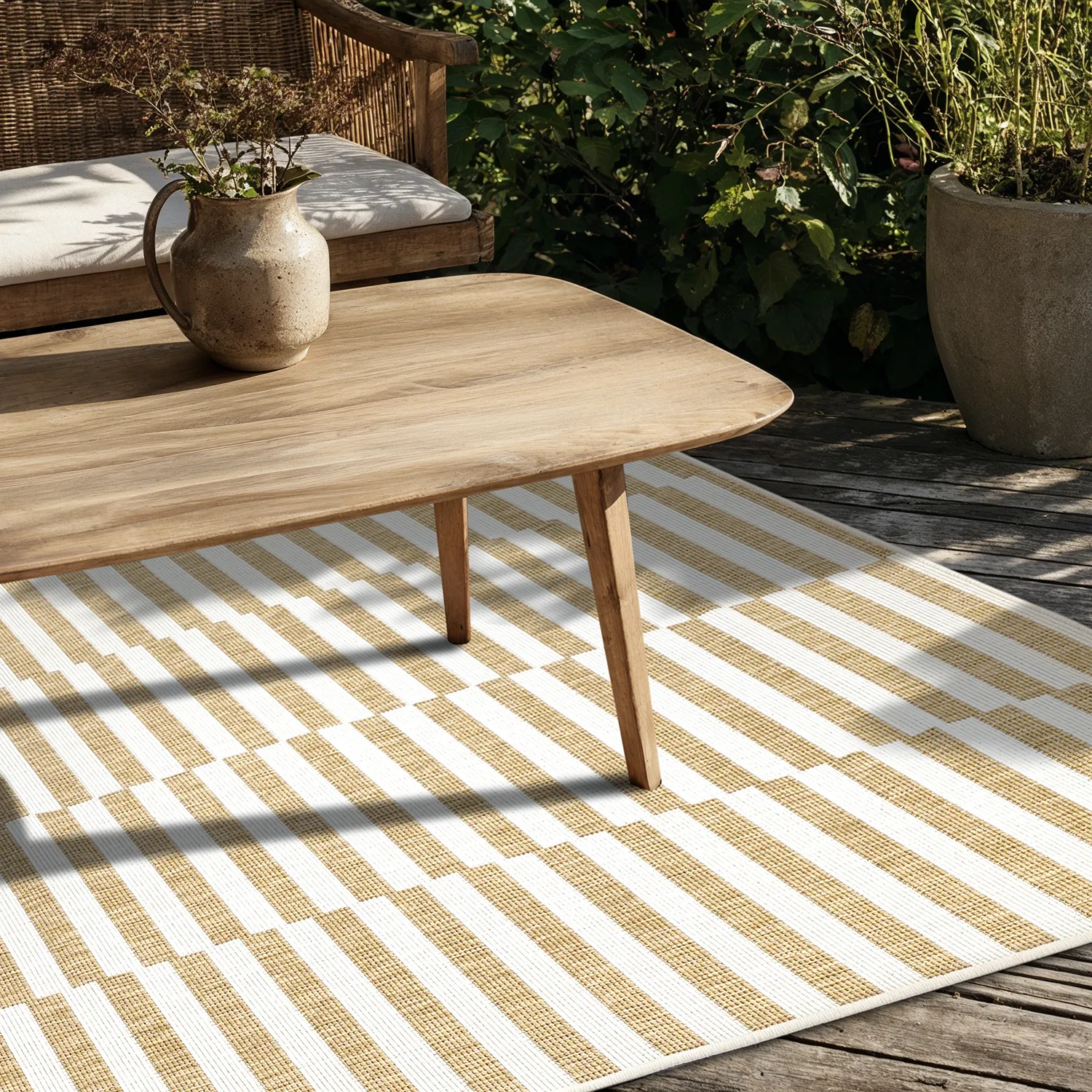 Vloerkleden voor binnen en buiten - utomhusmatta - Otto (natuur)