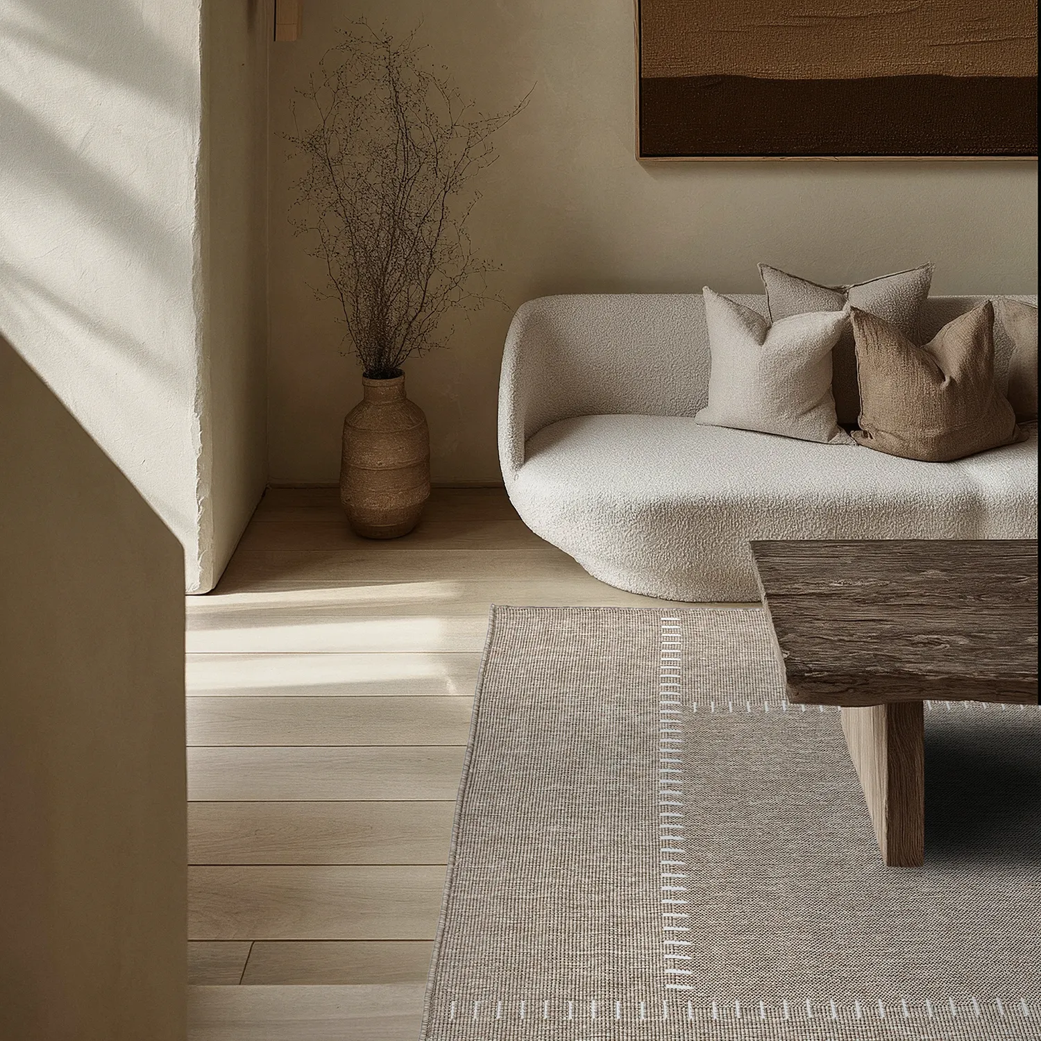 Vloerkleden voor binnen en buiten - utomhusmatta - Rhea (beige)