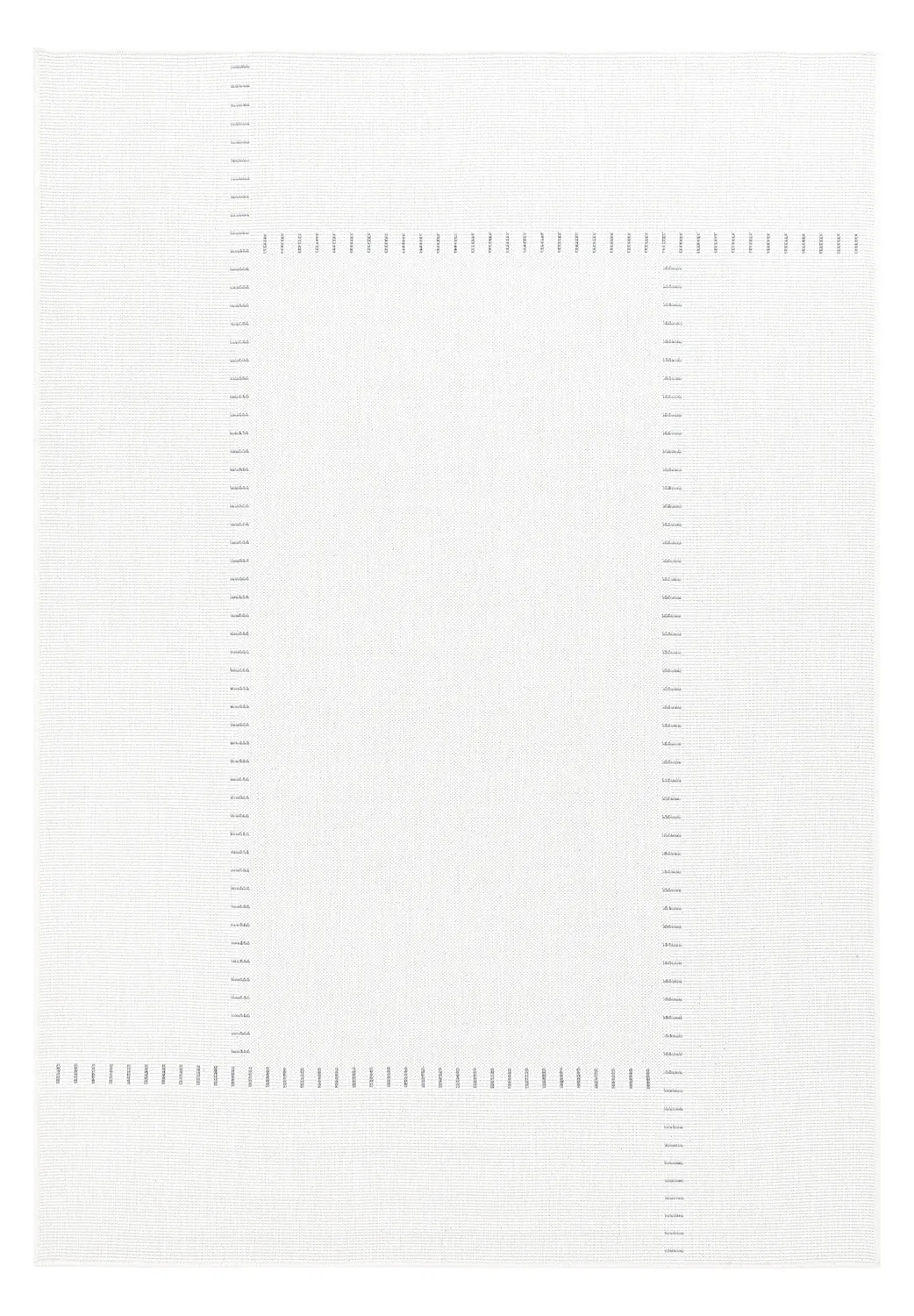 Vloerkleden voor binnen en buiten - utomhusmatta - Rhea (wit)