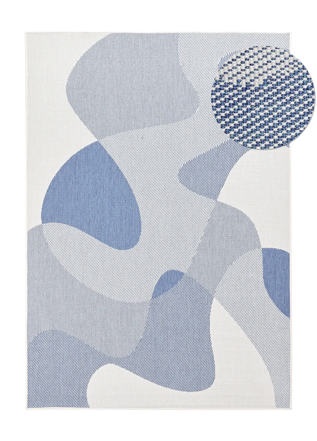 Vloerkleden voor binnen en buiten - utomhusmatta - Somerville (blauw)