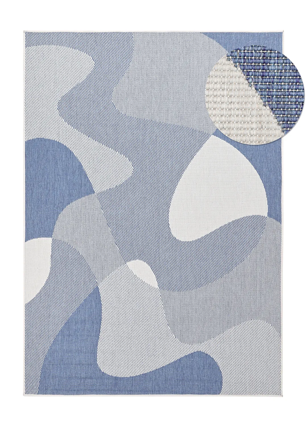 Vloerkleden voor binnen en buiten - utomhusmatta - Somerville (blauw)