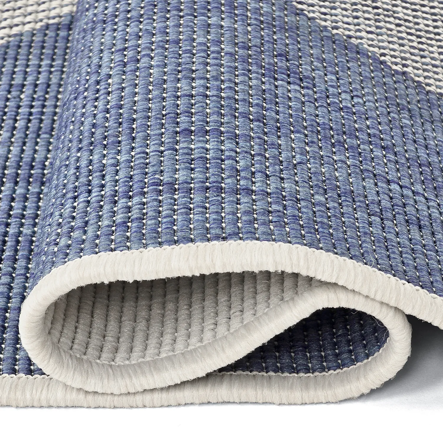 Vloerkleden voor binnen en buiten - utomhusmatta - Somerville (blauw)