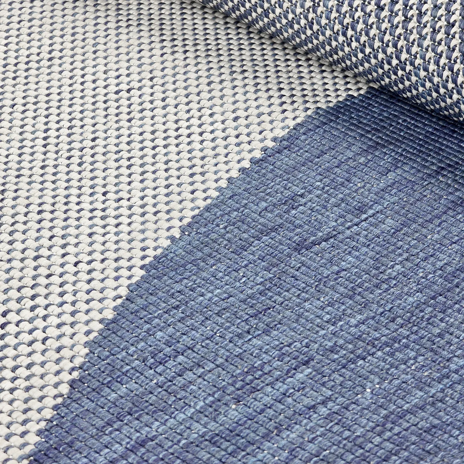 Vloerkleden voor binnen en buiten - utomhusmatta - Somerville (blauw)