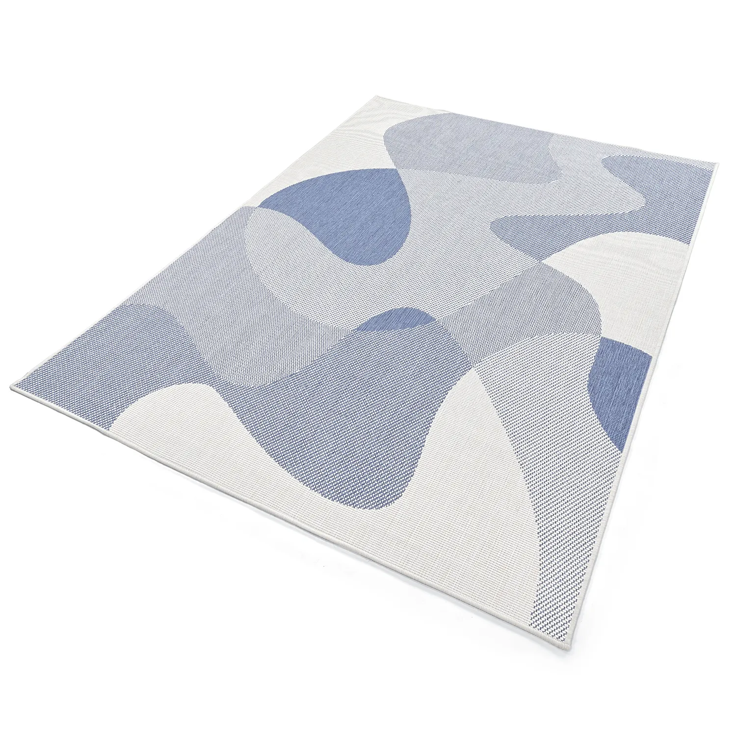 Vloerkleden voor binnen en buiten - utomhusmatta - Somerville (blauw)
