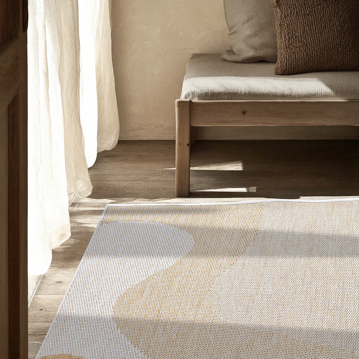 Vloerkleden voor binnen en buiten - utomhusmatta - Somerville (geel)