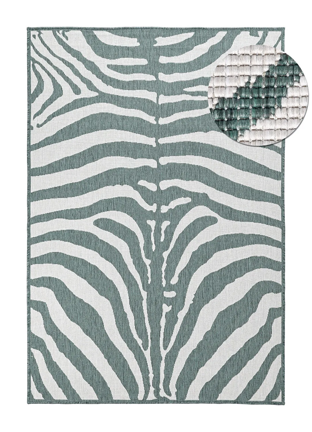 Vloerkleden voor binnen en buiten - utomhusmatta - Winona (groente)