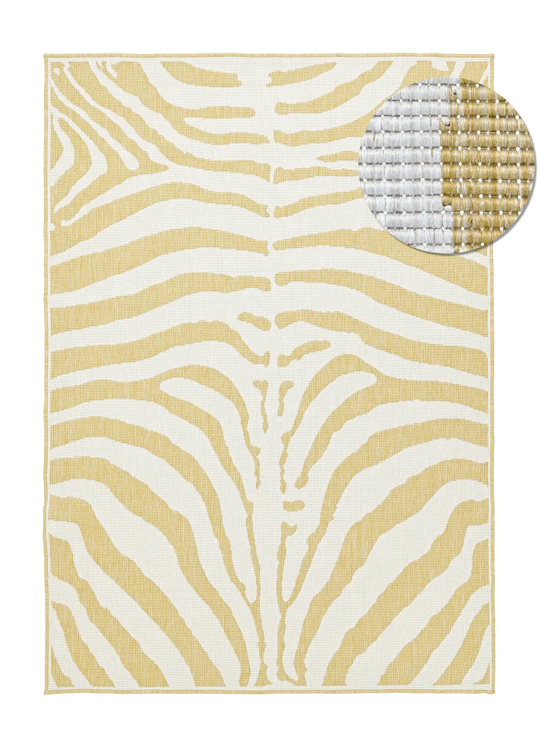 Vloerkleden voor binnen en buiten - utomhusmatta - Winona (geel)