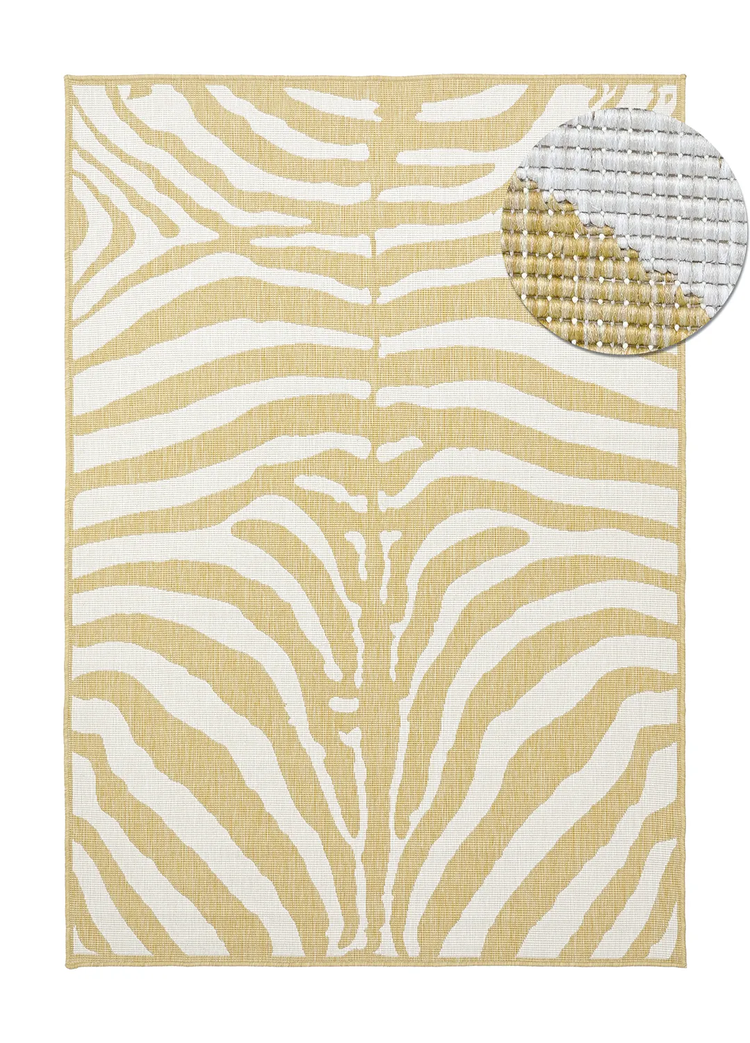 Vloerkleden voor binnen en buiten - utomhusmatta - Winona (geel)