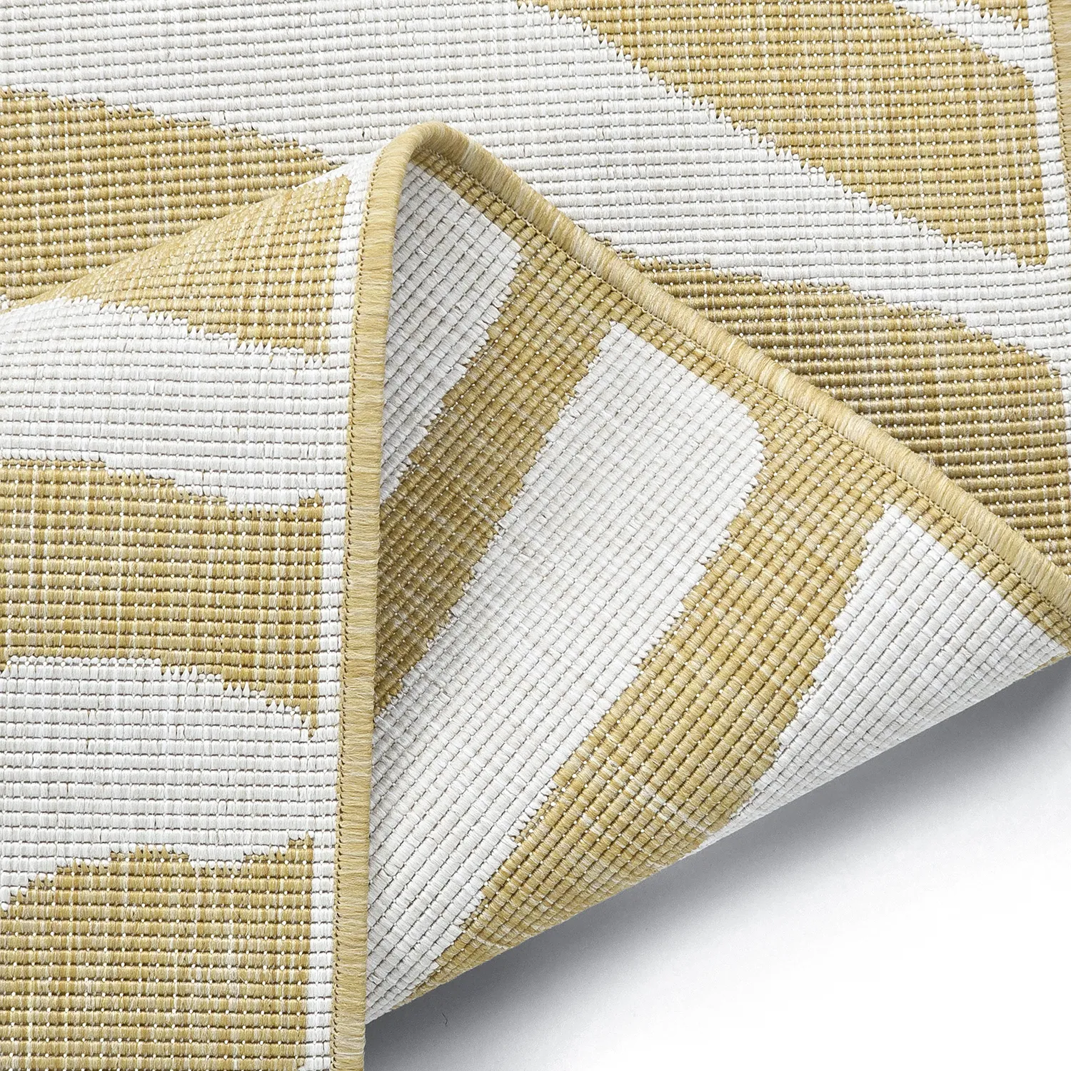 Vloerkleden voor binnen en buiten - utomhusmatta - Winona (geel)