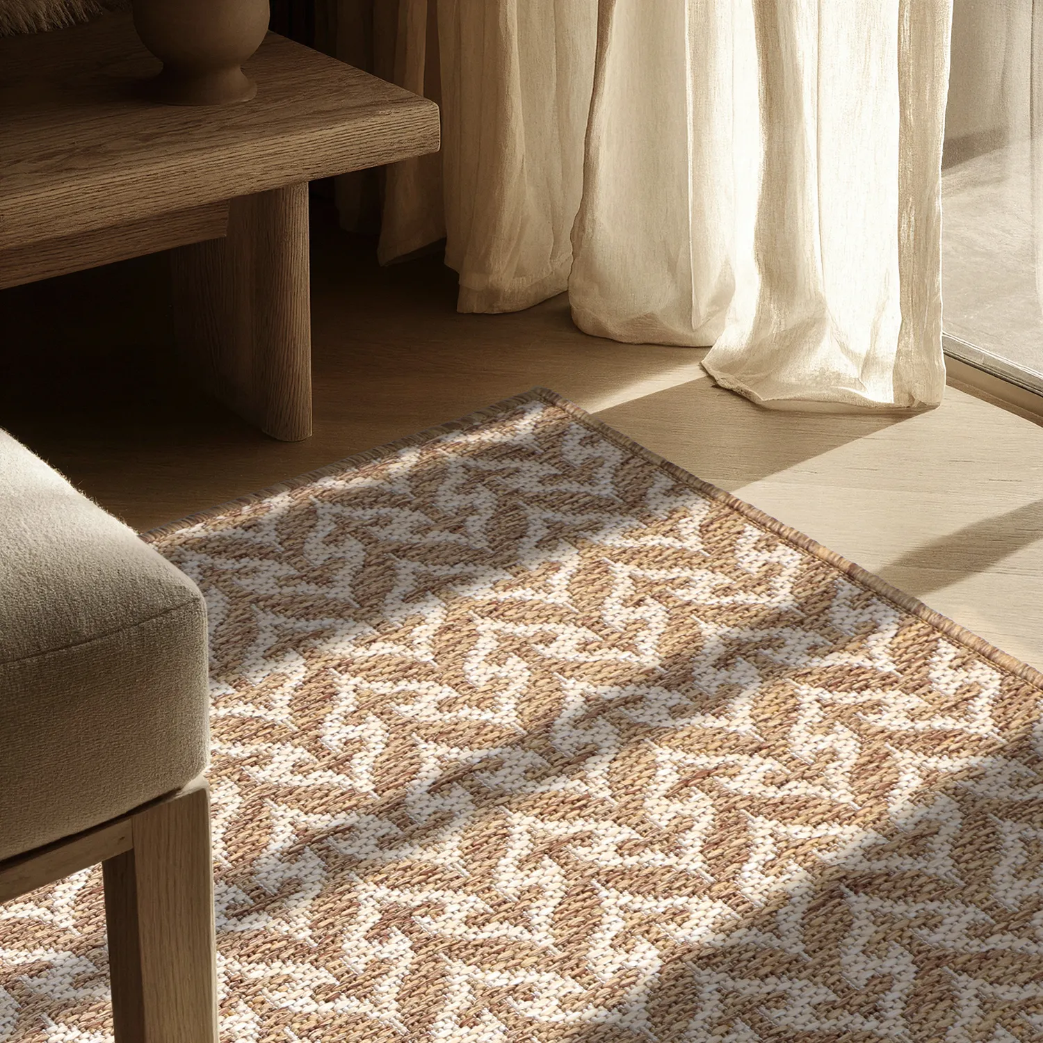 Vloerkleden voor binnen en buiten - Sfax (bruin)