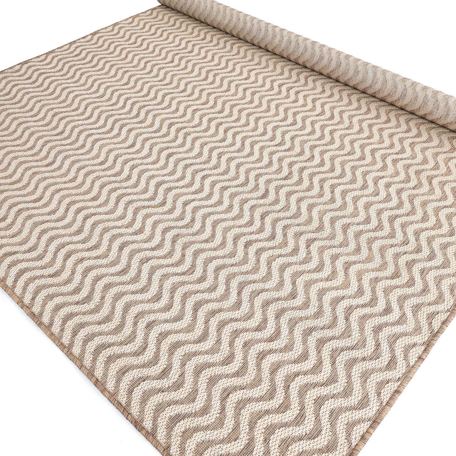 Vloerkleden voor binnen en buiten - Tracino (bruin)