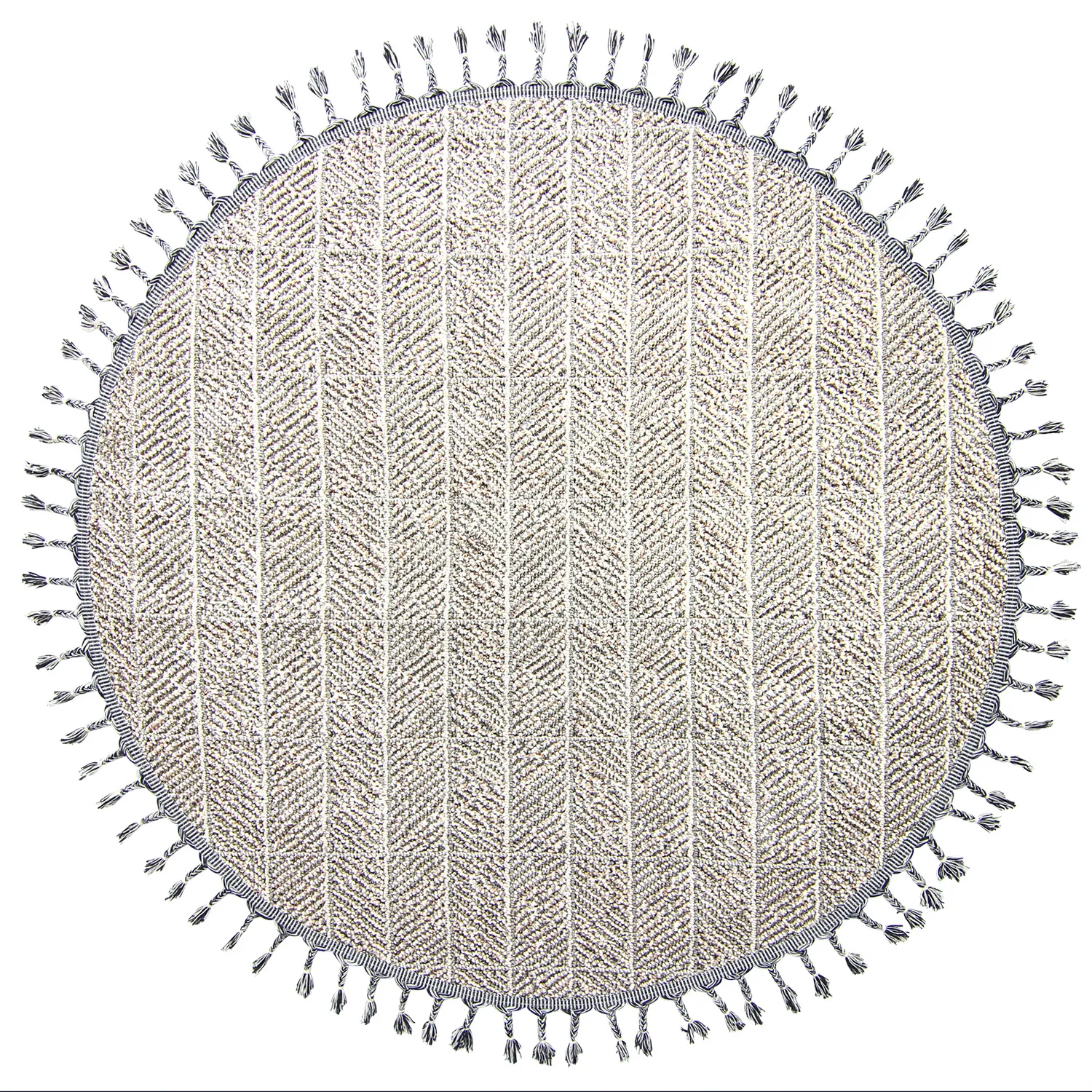 Ronde vloerkleden - Indoor/Outdoor Francisco (grijs)