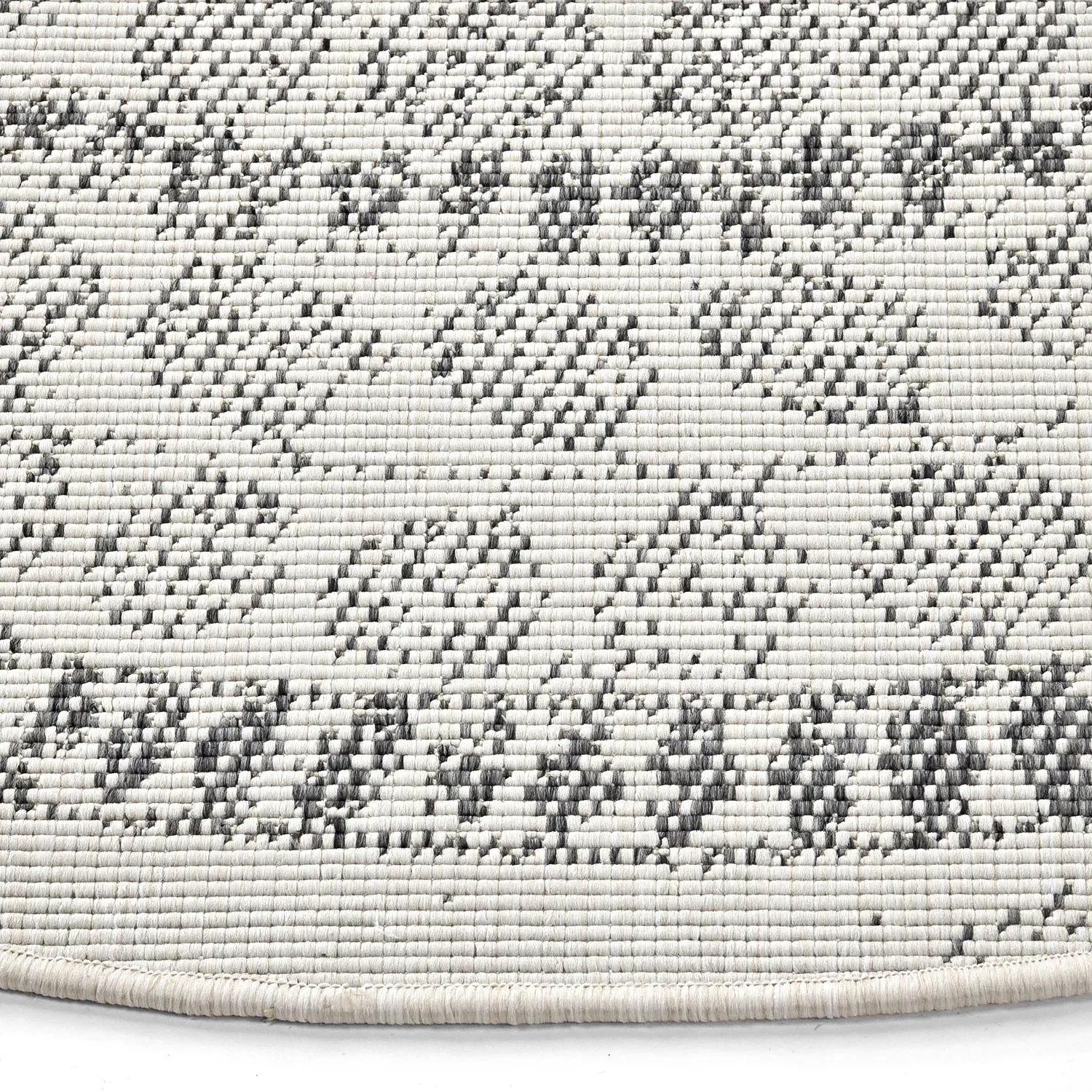 Ronde vloerkleden - Indoor/Outdoor Malcolm (grijs)
