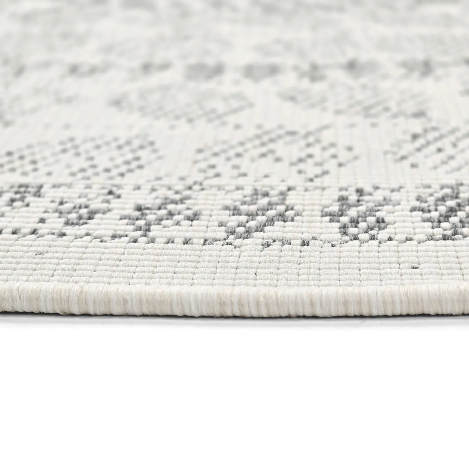 Ronde vloerkleden - Indoor/Outdoor Malcolm (grijs)