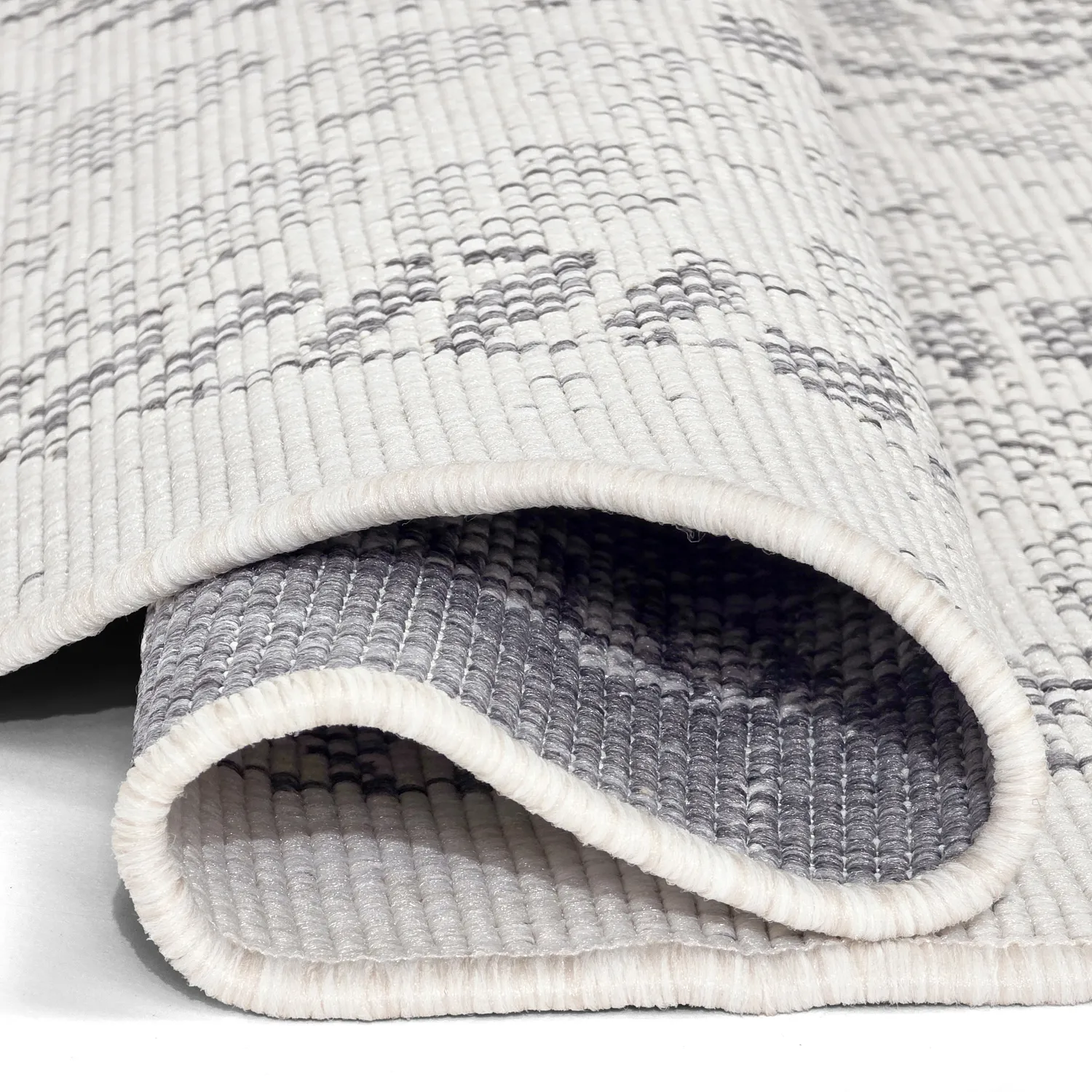 Ronde vloerkleden - Indoor/Outdoor Malcolm (grijs)