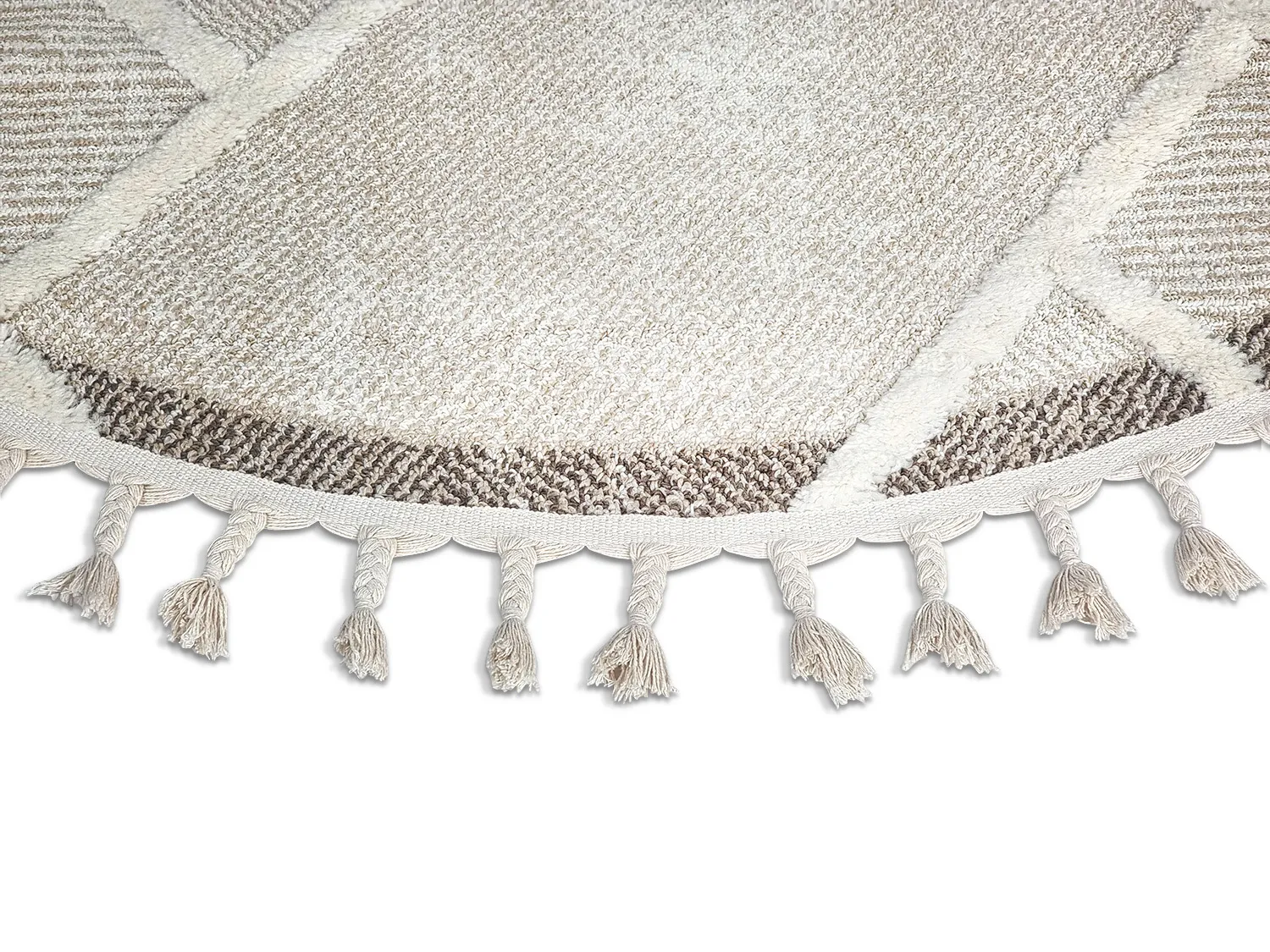 Ronde vloerkleden - Boston (beige)