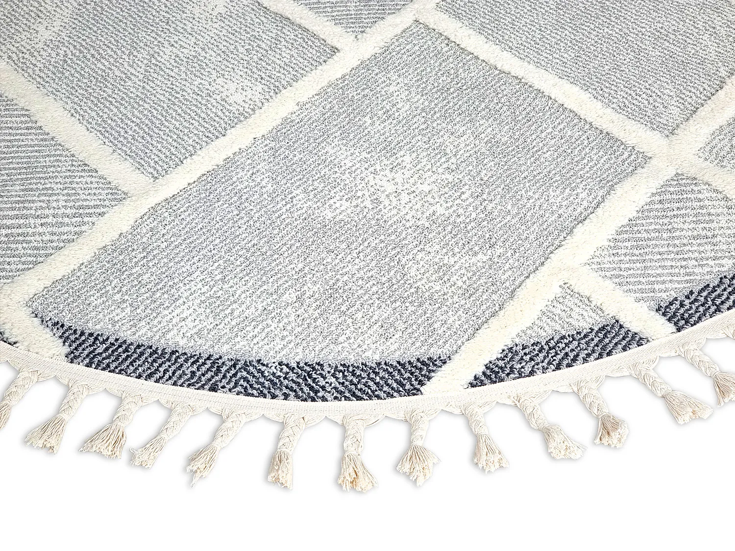 Ronde vloerkleden - Boston (grijs)