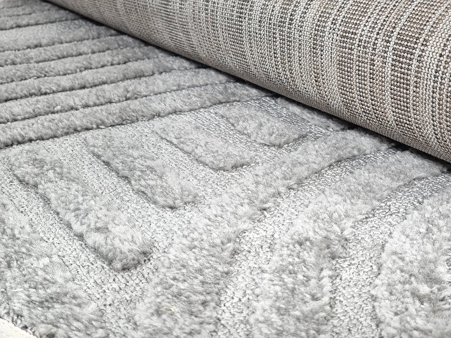 Ronde vloerkleden - Campbell (grijs)