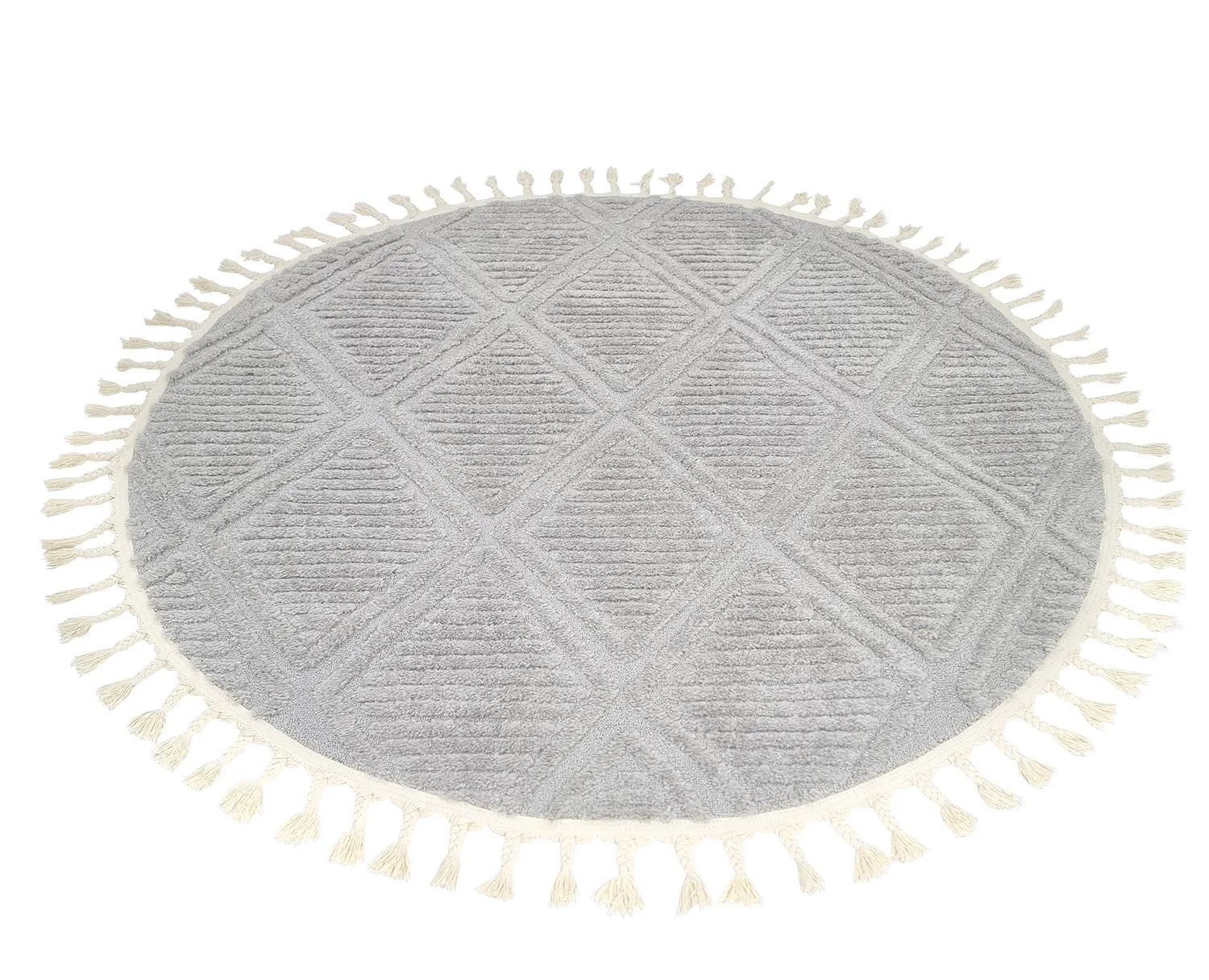 Ronde vloerkleden - Dover (grijs)