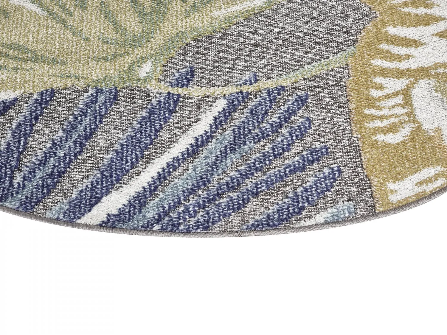 Ronde vloerkleden - Indoor/Outdoor Havana (blauw/multi)