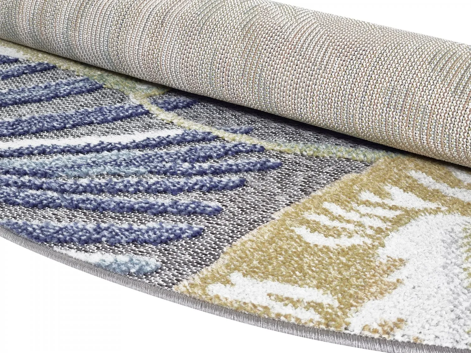 Ronde vloerkleden - Indoor/Outdoor Havana (blauw/multi)