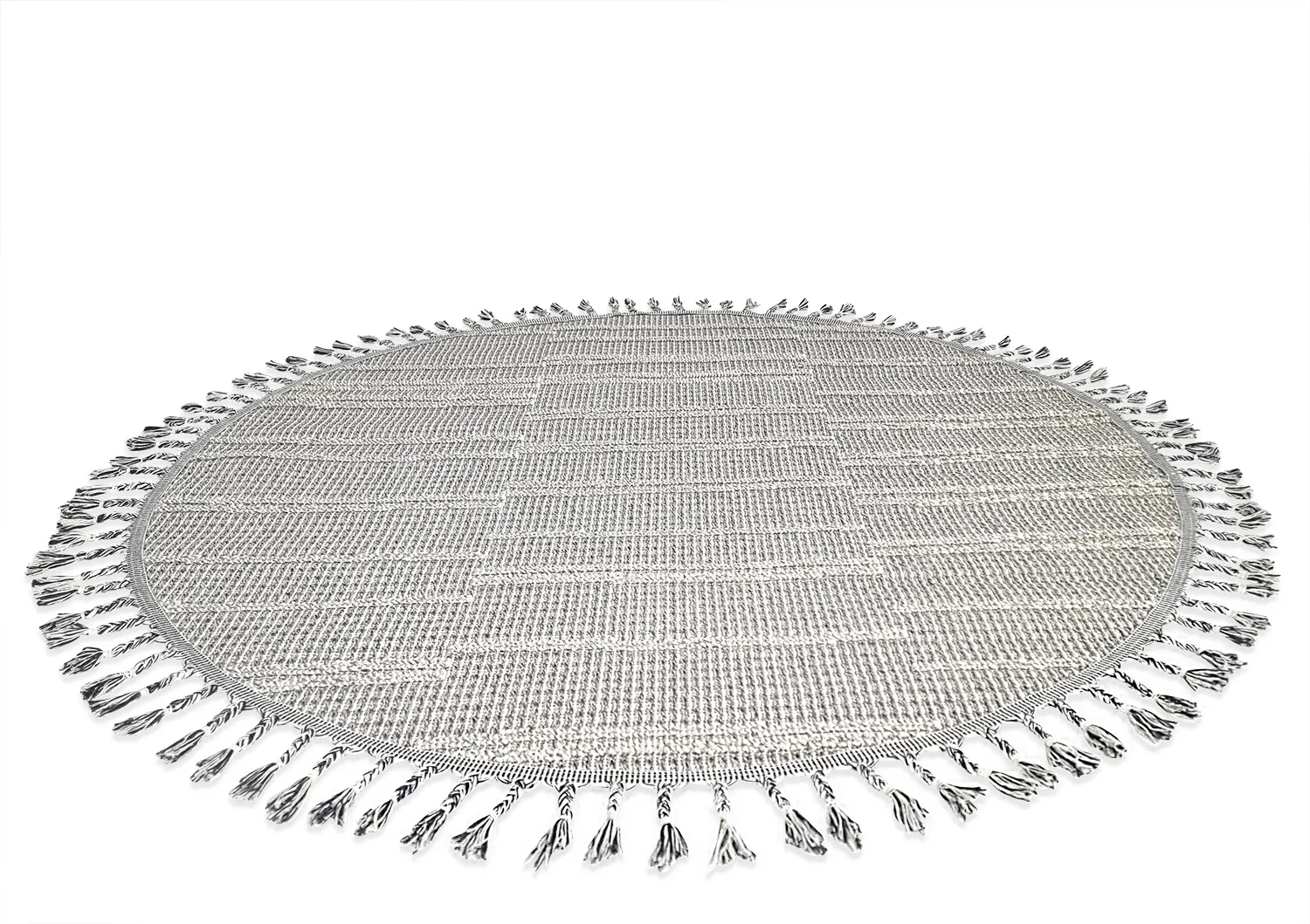 Ronde vloerkleden - Indoor/Outdoor Paz (grijs)