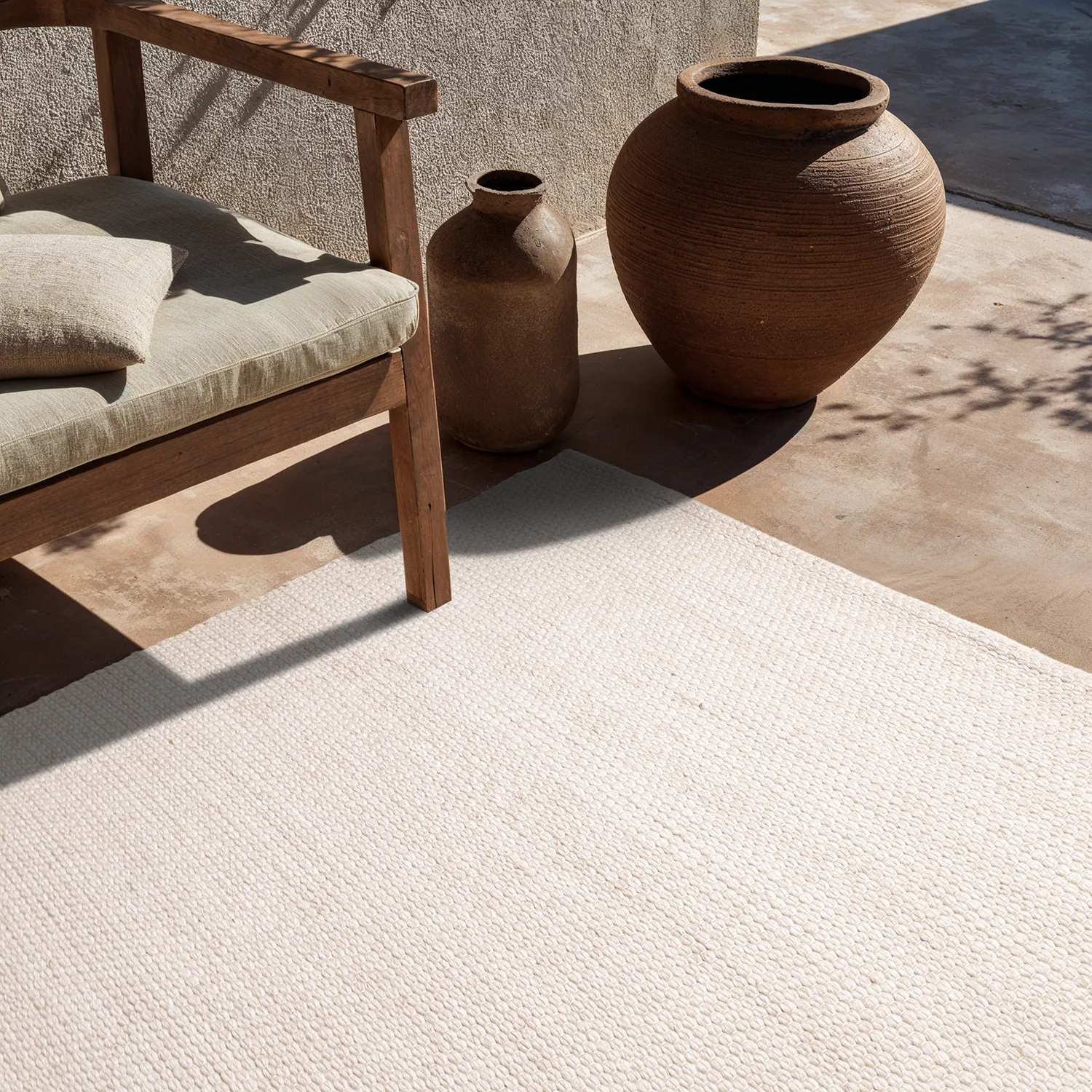 Vloerkleden voor binnen en buiten - Arco Wool Look (room)