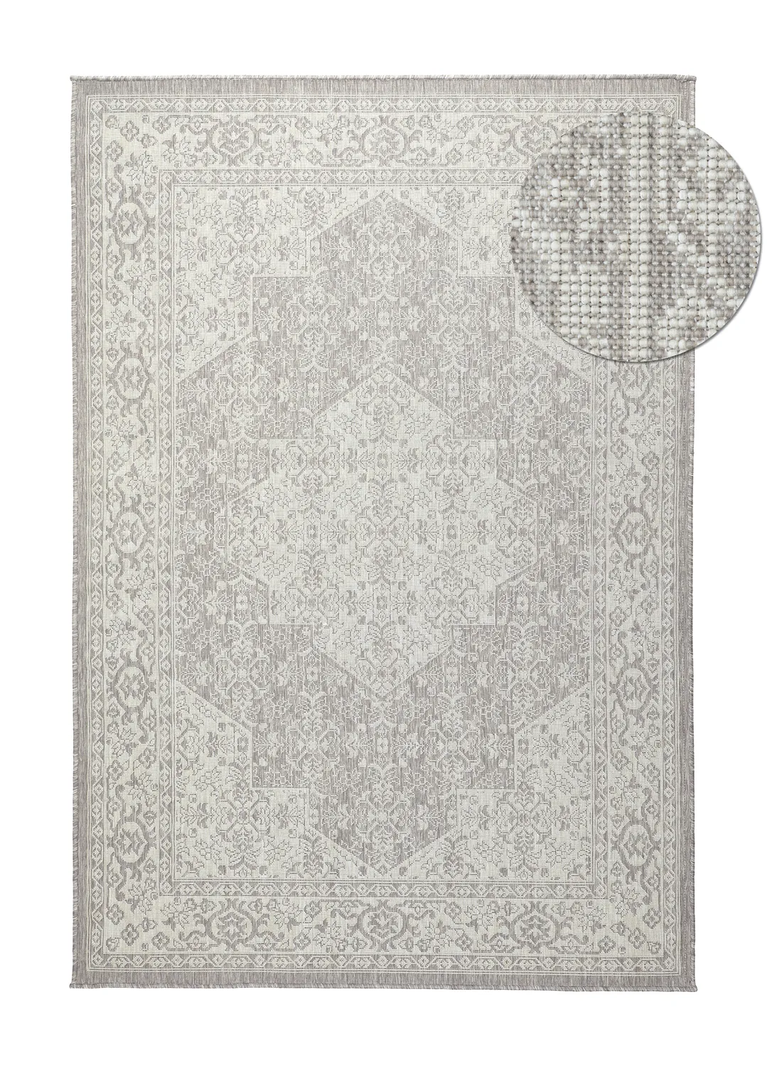 Vloerkleden voor binnen en buiten - Mekele (taupe)