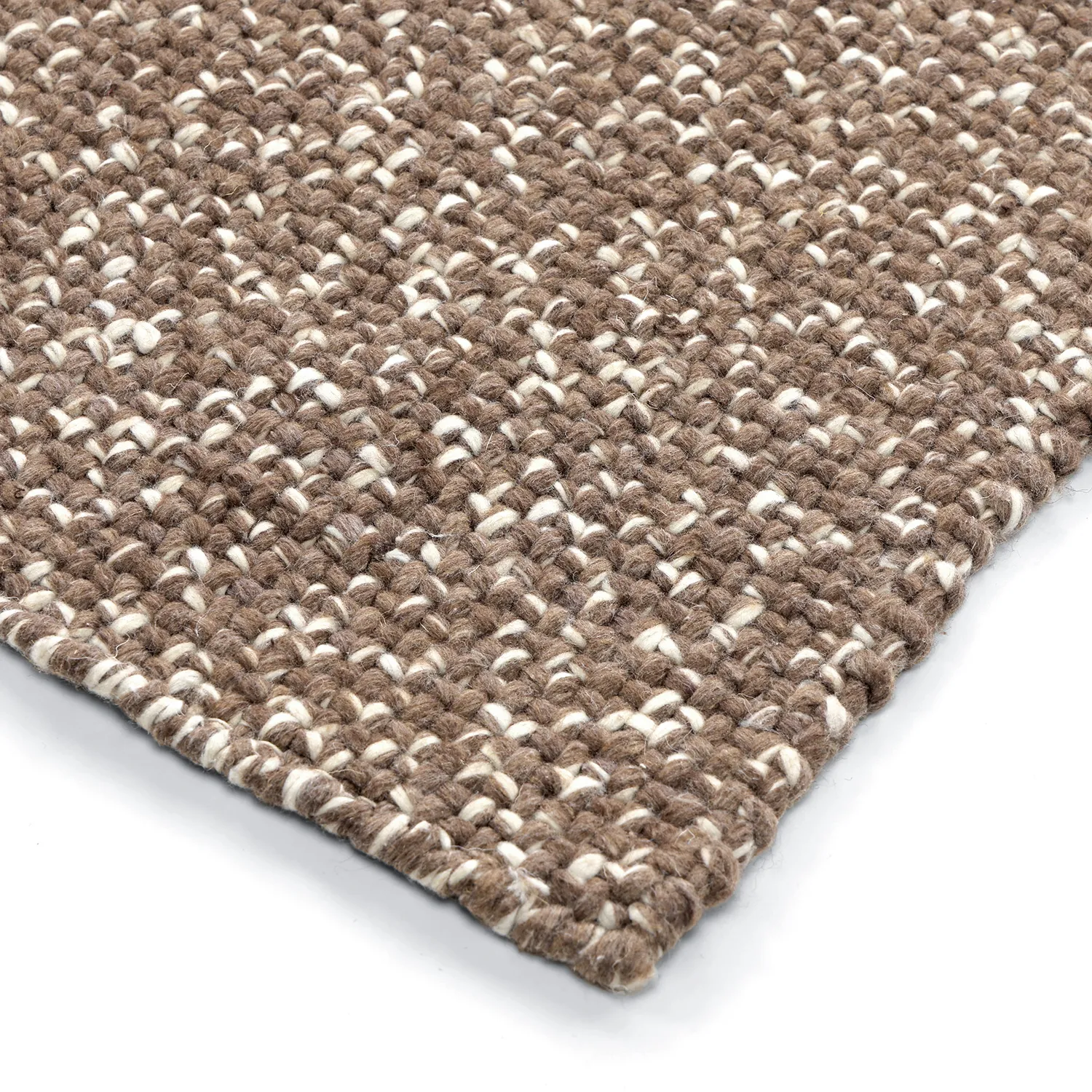 Vloerkleden voor binnen en buiten - Orta Wool Look (bruin)