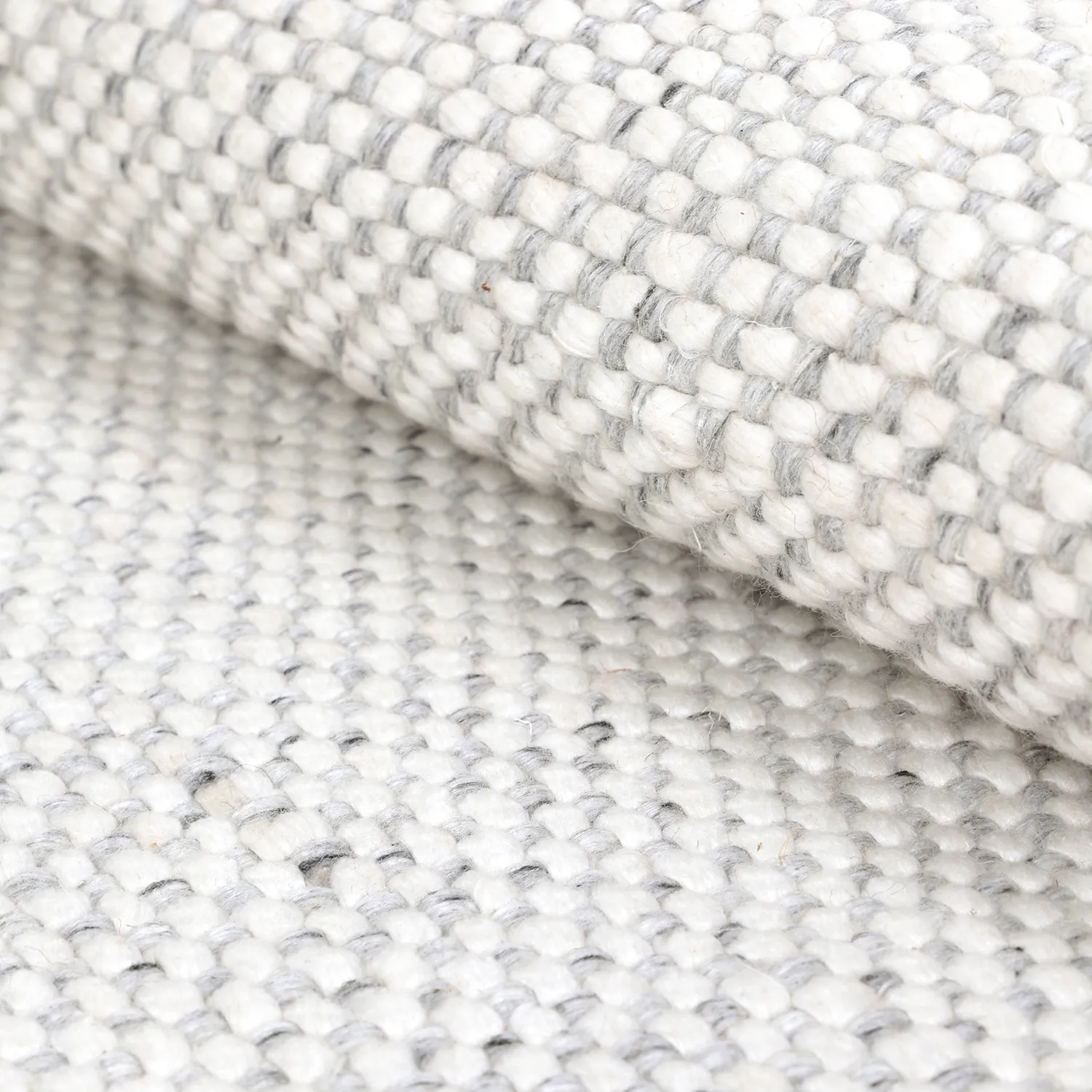 Vloerkleden voor binnen en buiten - Orta Wool Look (lichtgrijs)