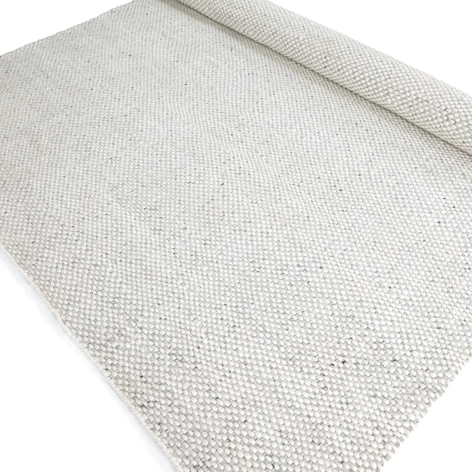 Vloerkleden voor binnen en buiten - Orta Wool Look (lichtgrijs)