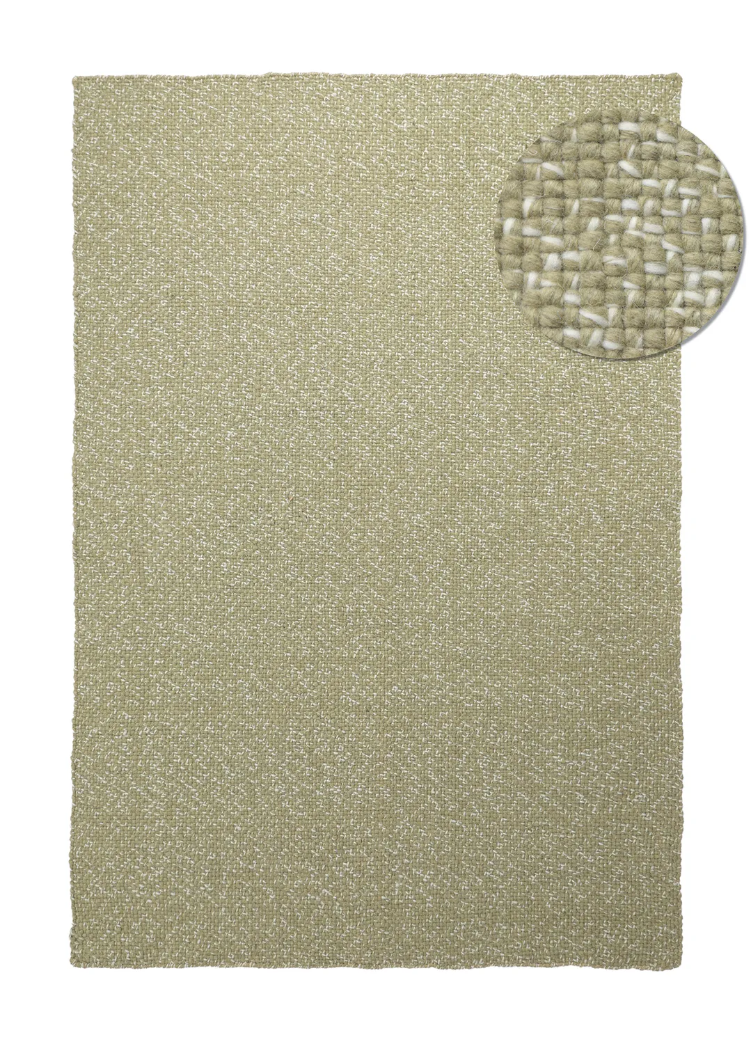 Vloerkleden voor binnen en buiten - Orta Wool Look (mosgroen)
