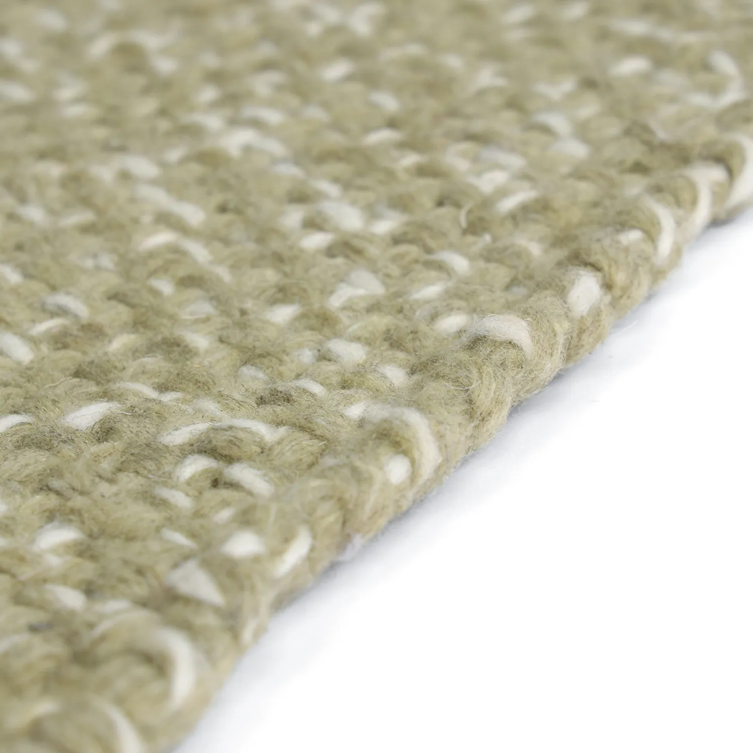 Vloerkleden voor binnen en buiten - Orta Wool Look (mosgroen)