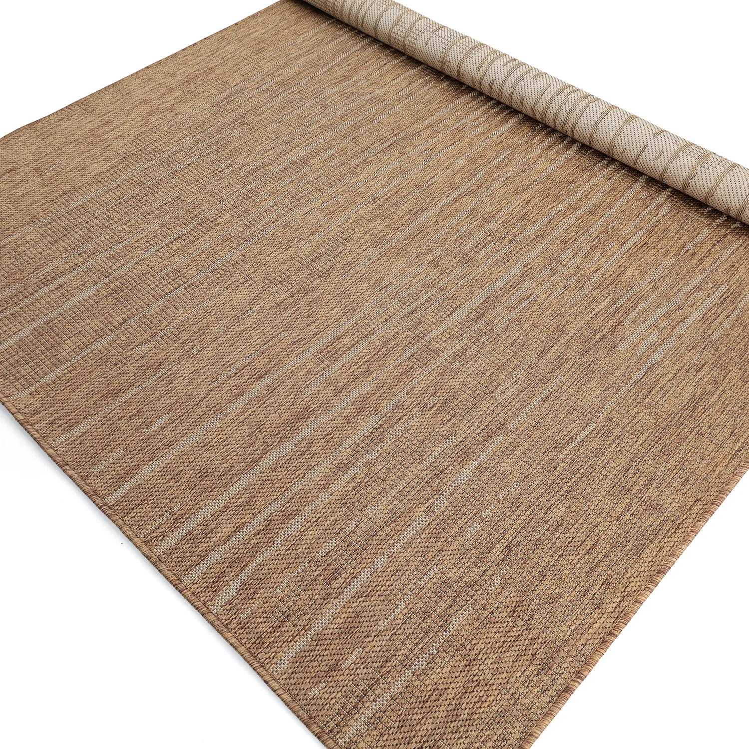 Vloerkleden voor binnen en buiten - Ragusa (bruin/crème)