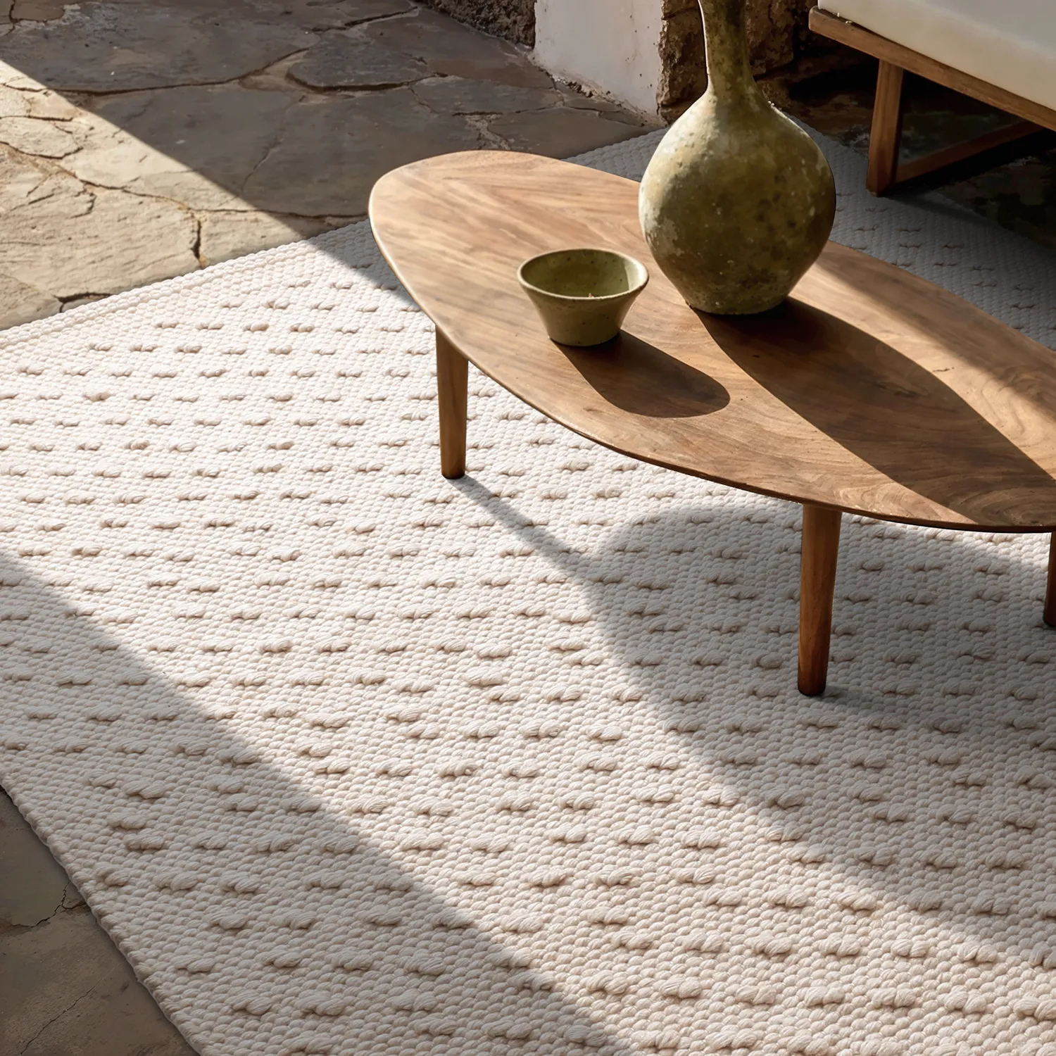 Vloerkleden voor binnen en buiten - Todi Wool Look (room)