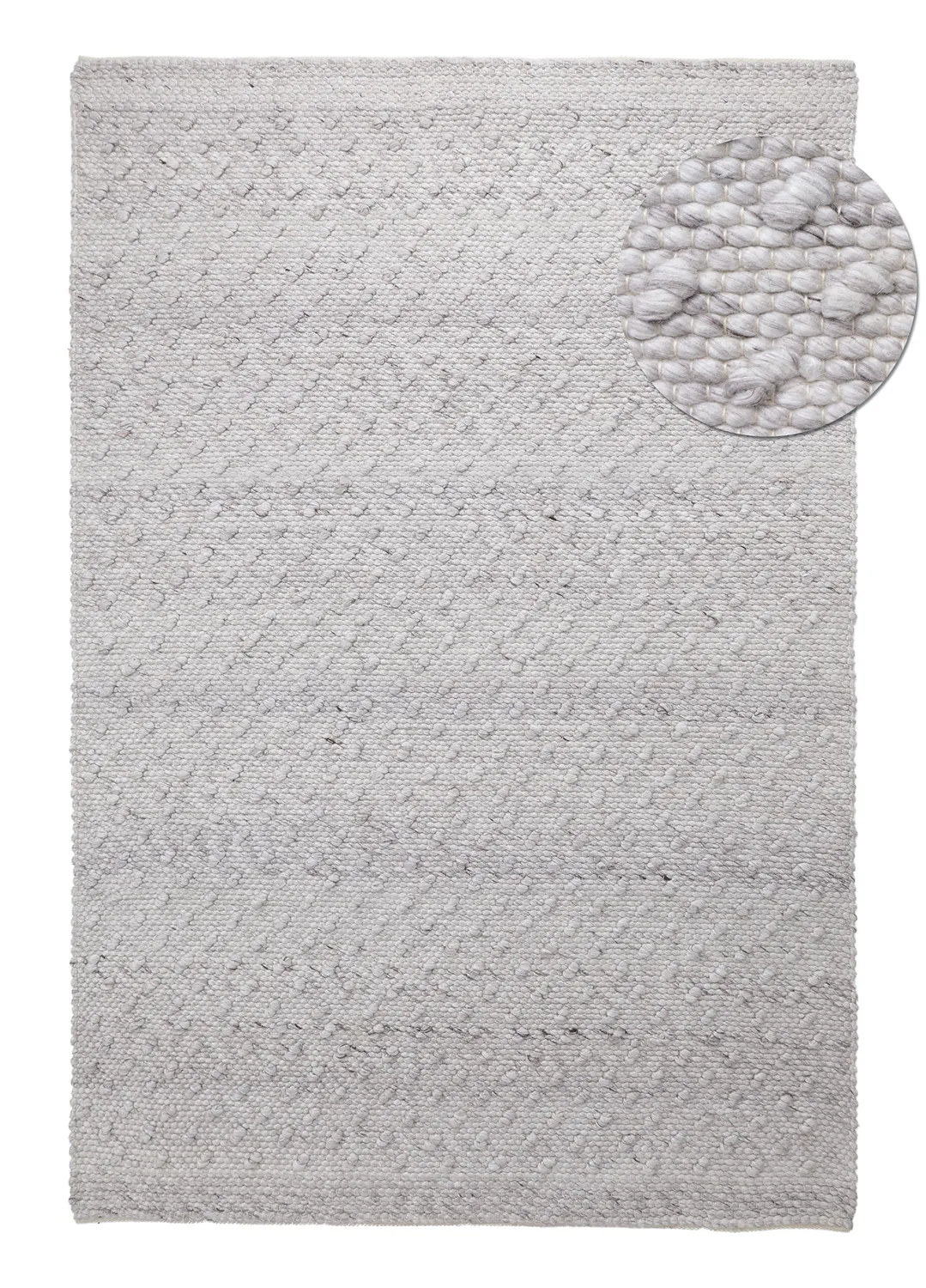 Vloerkleden voor binnen en buiten - Todi Wool Look (grijs/beige)