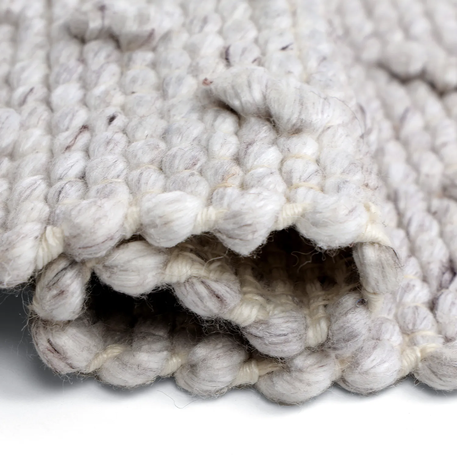 Vloerkleden voor binnen en buiten - Todi Wool Look (grijs/beige)