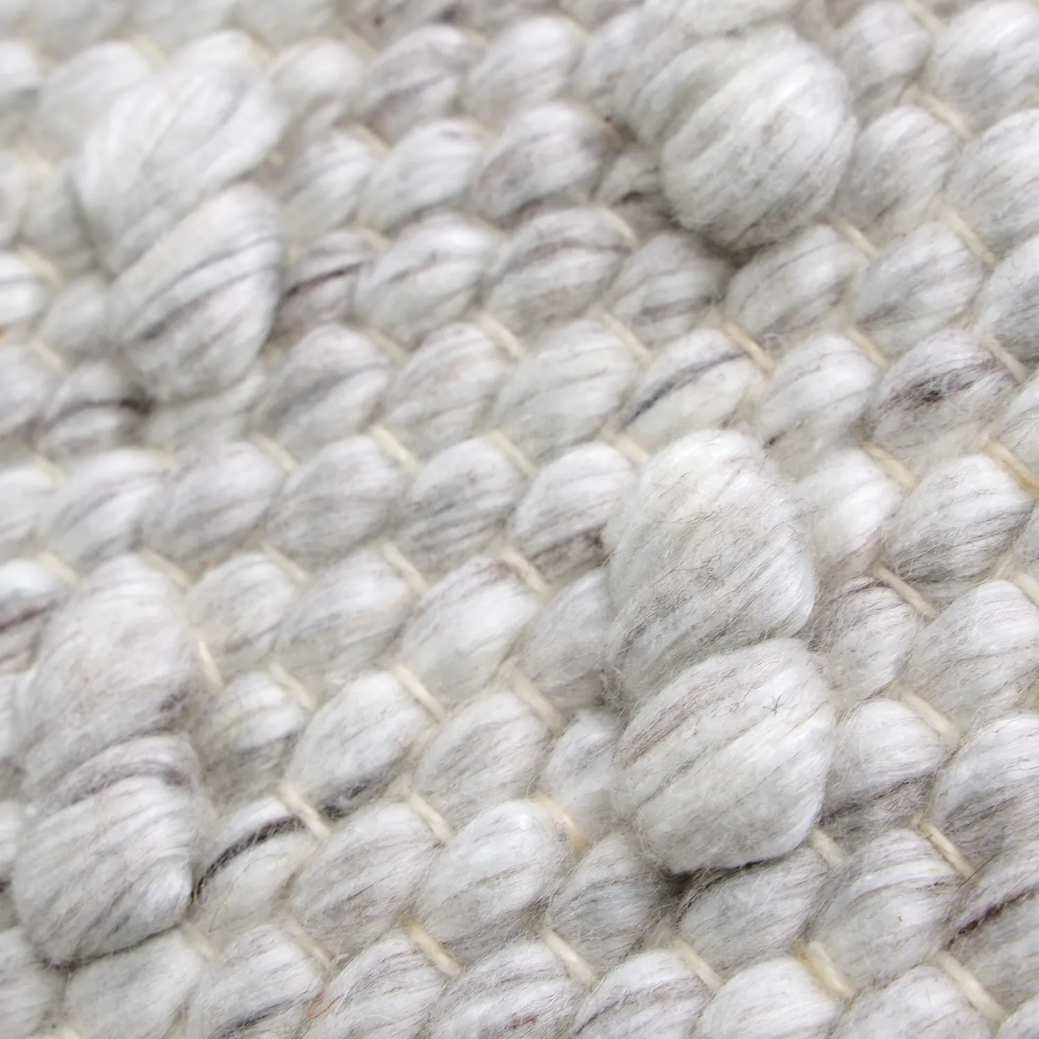 Vloerkleden voor binnen en buiten - Todi Wool Look (grijs/beige)