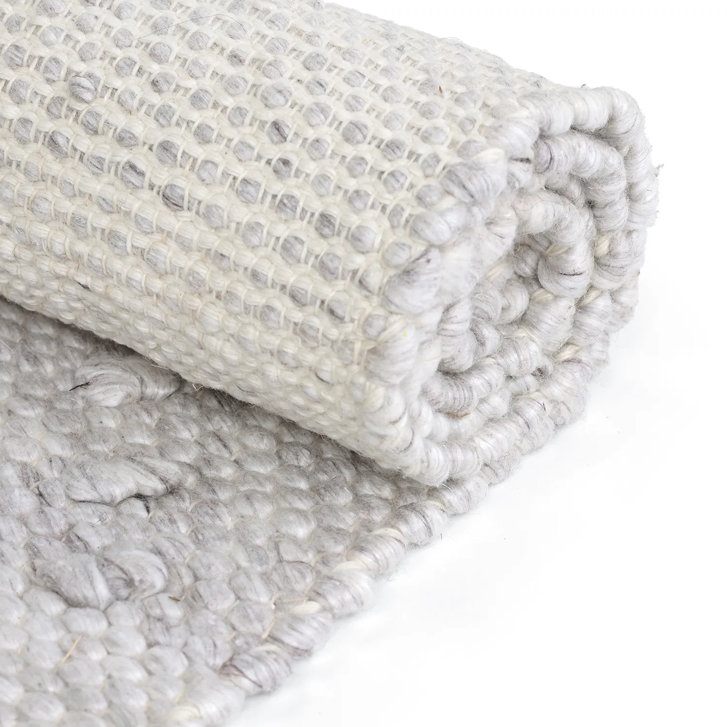 Vloerkleden voor binnen en buiten - Todi Wool Look (grijs/beige)