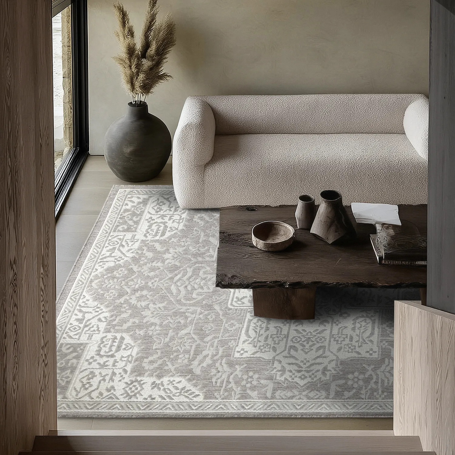 Vloerkleden voor binnen en buiten - Dhamar (taupe)