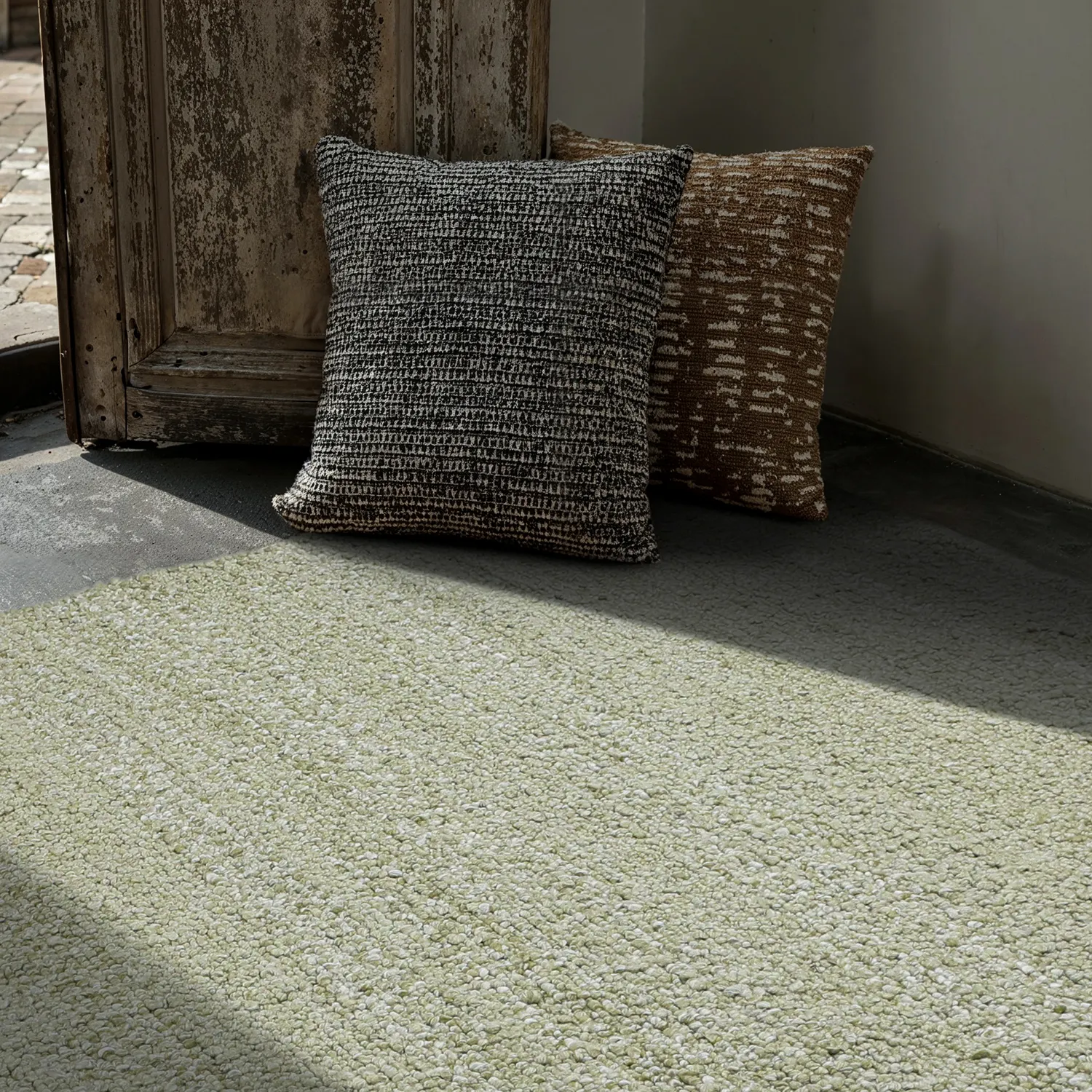 Vloerkleden voor binnen en buiten - Milford Wool Look (groente)
