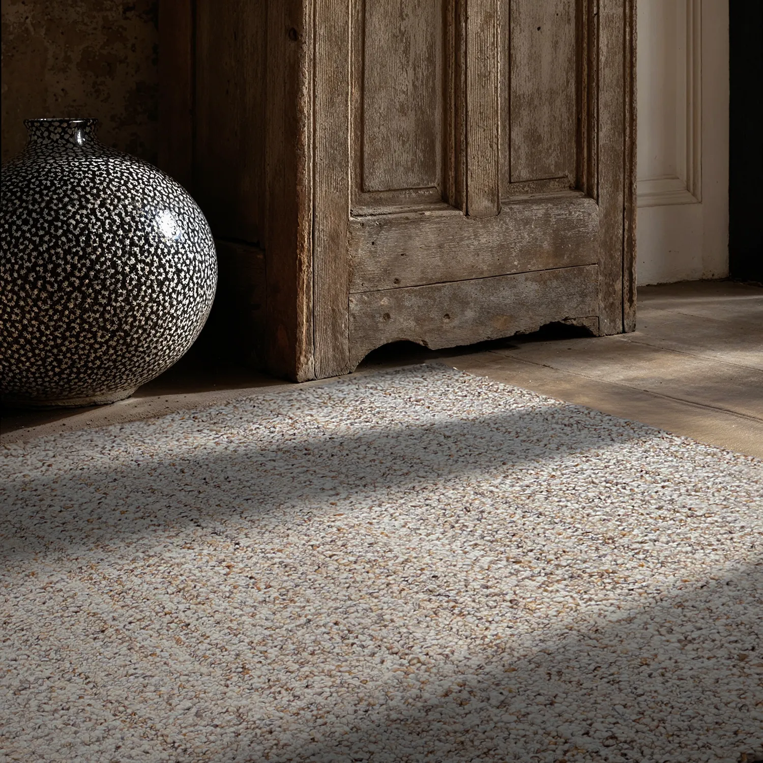Vloerkleden voor binnen en buiten - Milford Wool Look (grijs/beige)
