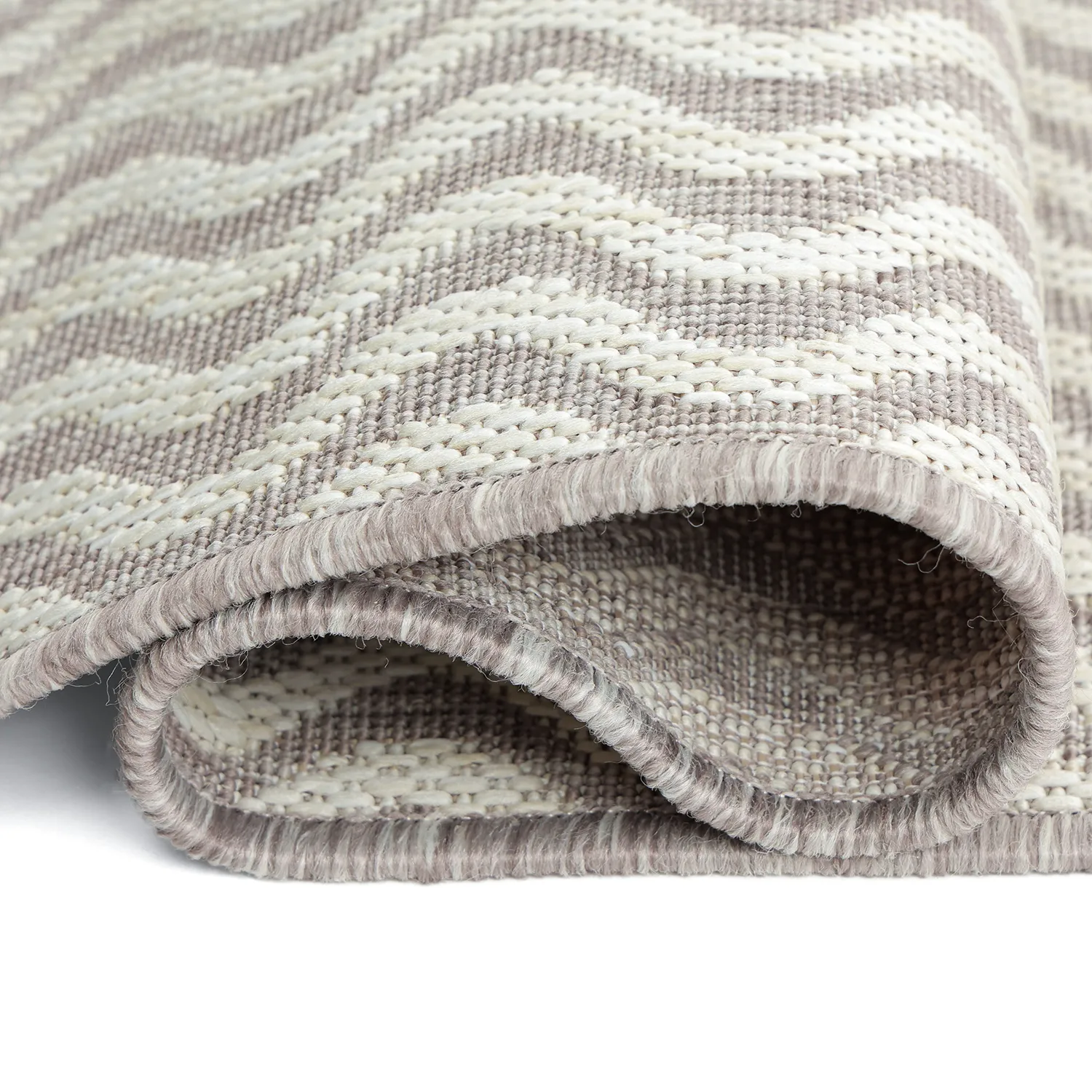 Vloerkleden voor binnen en buiten - Tracino (taupe)