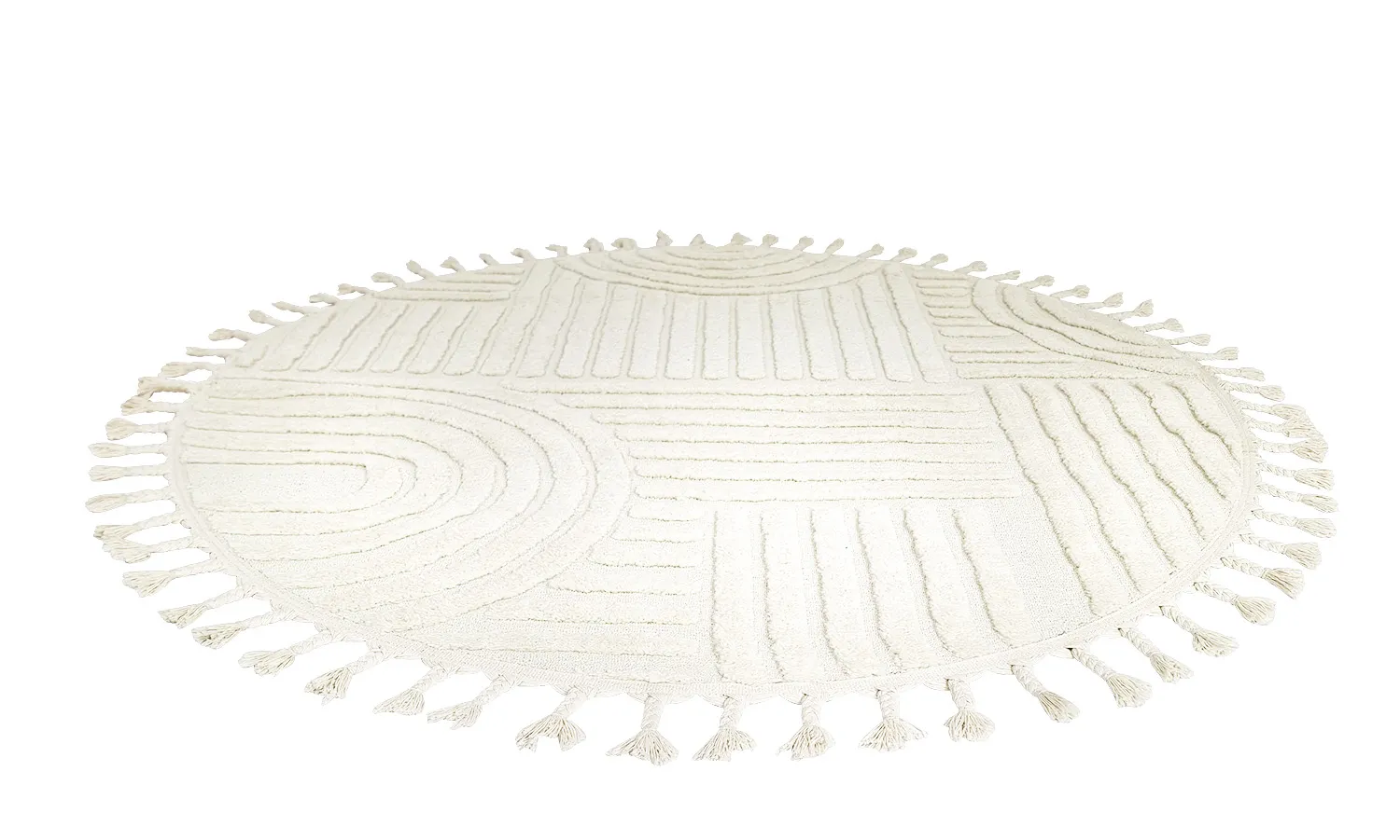 Ronde vloerkleden - Campbell (offwhite)