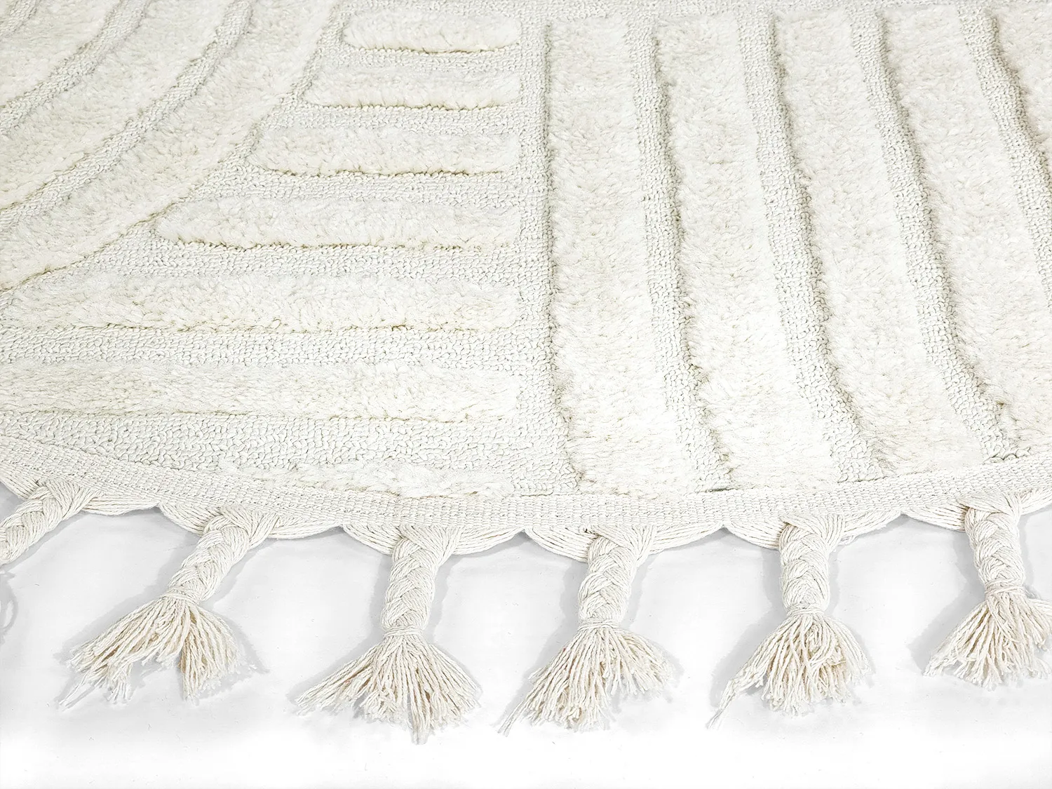 Ronde vloerkleden - Campbell (offwhite)