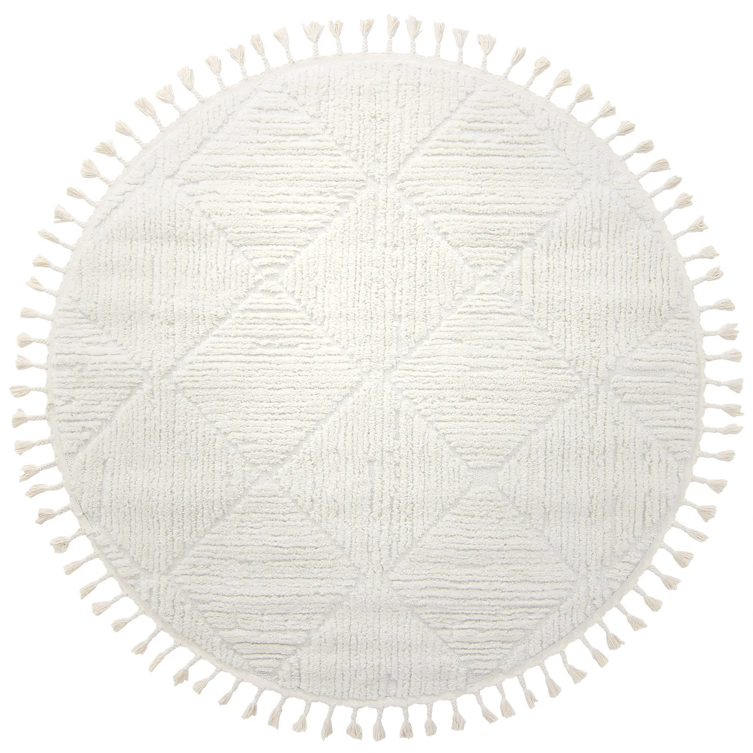 Ronde vloerkleden - Dallas (offwhite)