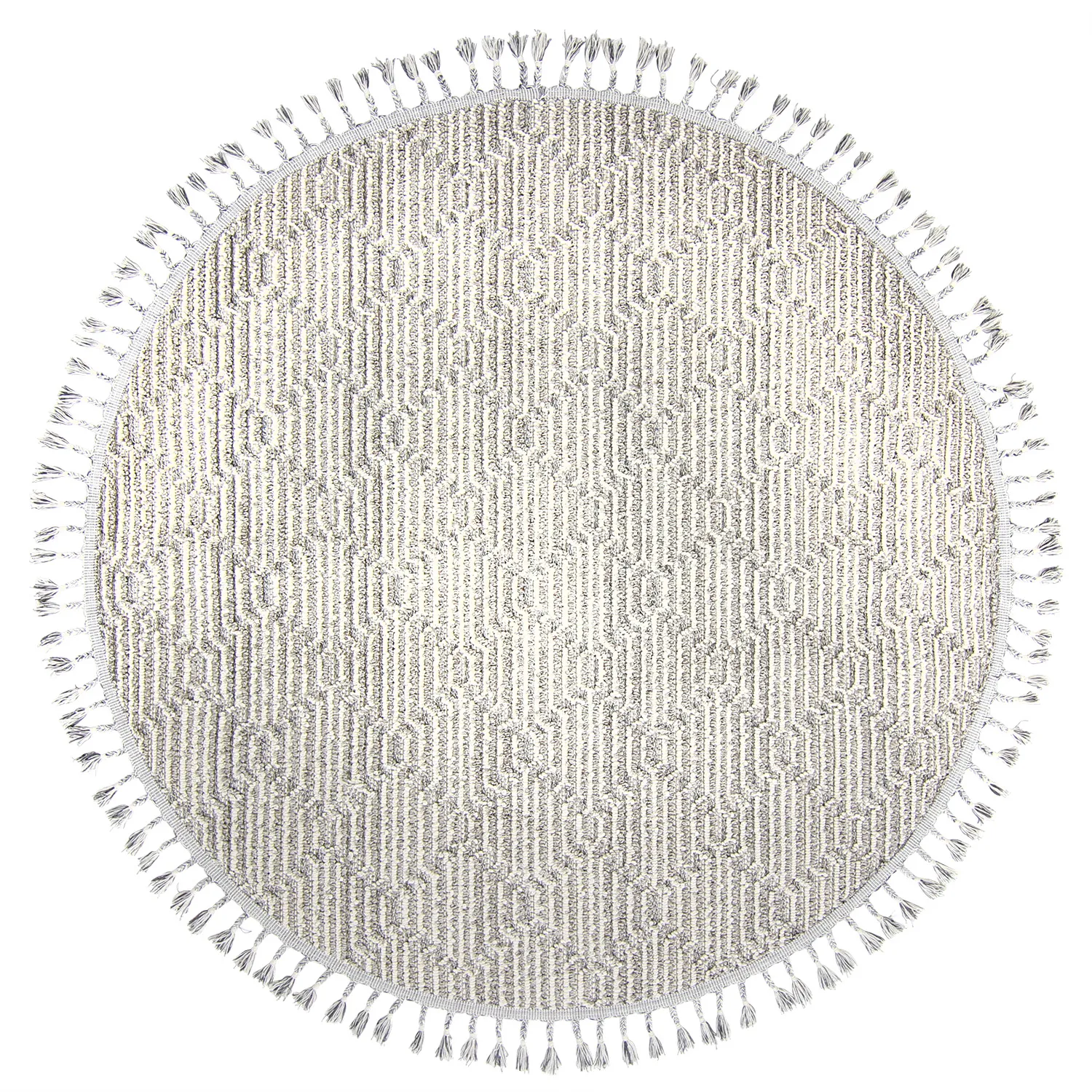 Ronde vloerkleden - Indoor/Outdoor Jordan (grijs)